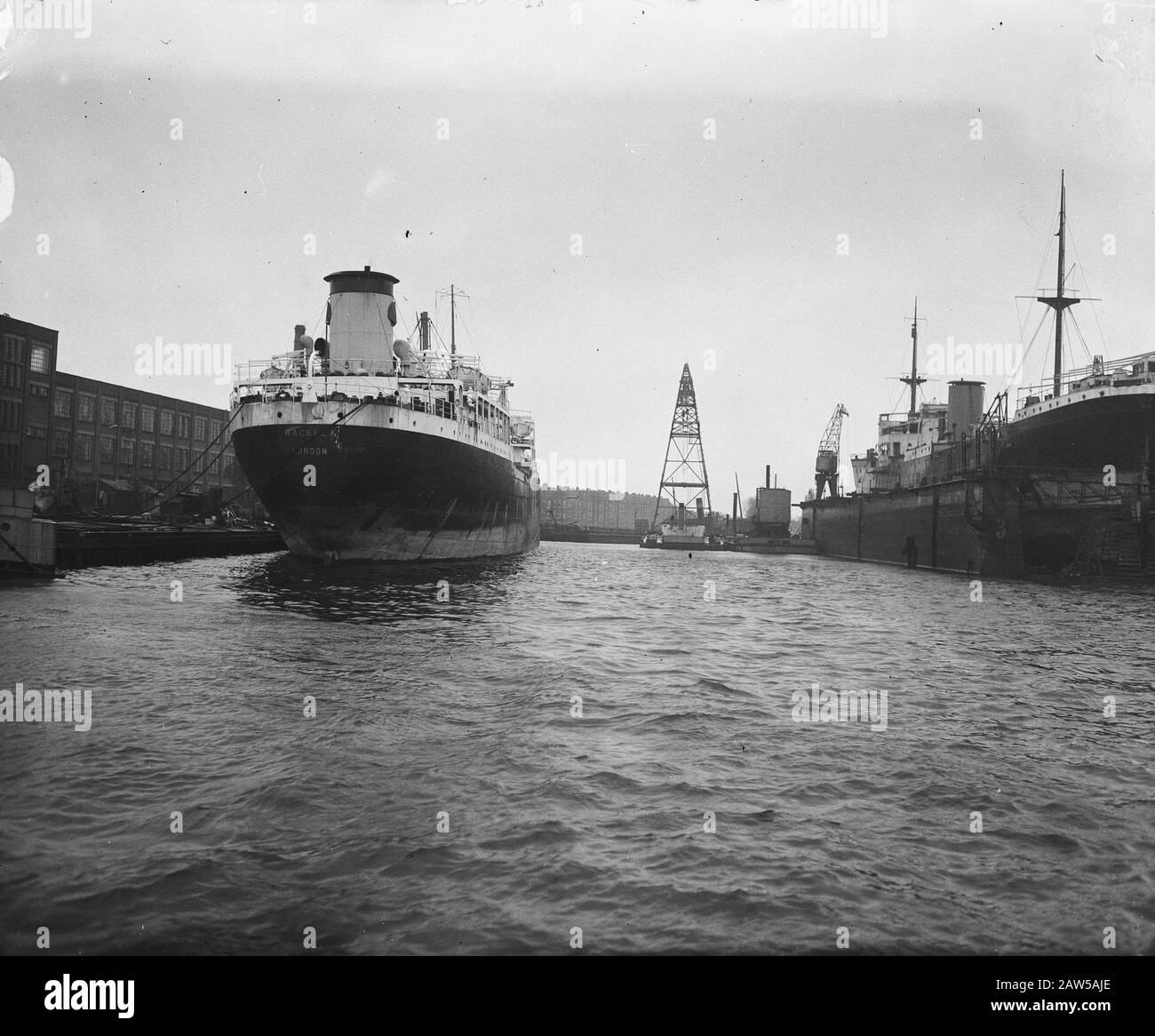 Gru Per Inghilterra Data: 8 Aprile 1947 Località: Regno Unito Nome Della Persona: Toccare Foto Stock