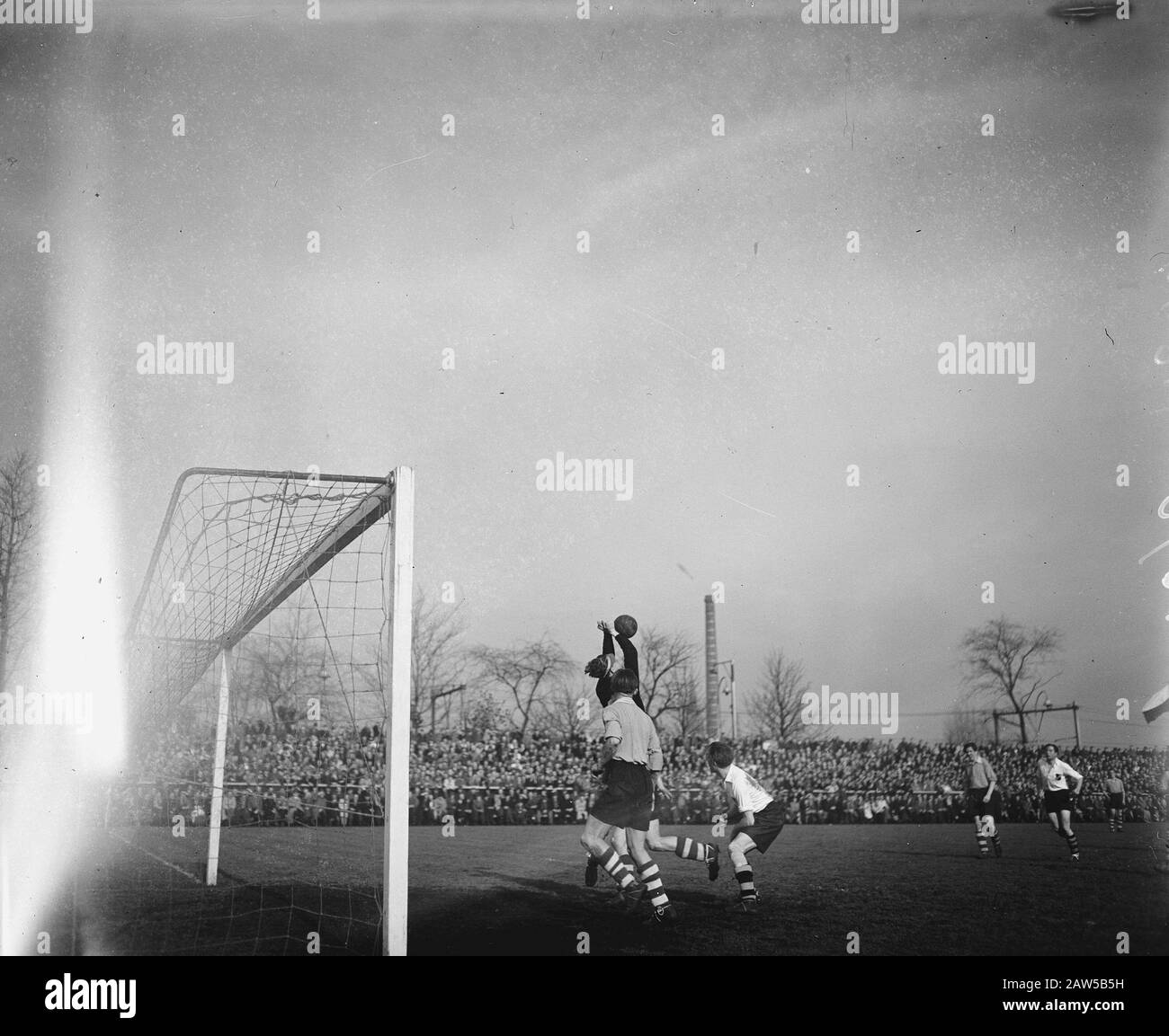 PSV contro NAC. Portiere Stijger Saves (PSV) Data: 26 febbraio 1948 luogo: Eindhoven Parole Chiave: Sport, calcio Foto Stock
