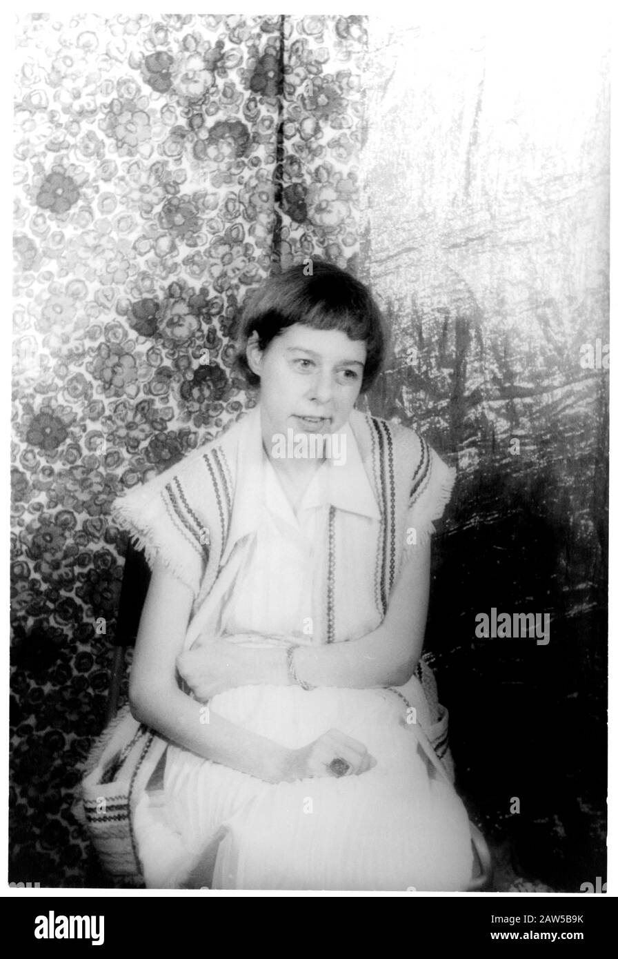 1959 , 31 luglio , NEW YORK , USA : IL celebre scrittore americano CARSON McCullers ( 1917 - 1967 ), autore di ' The Heart Is a Lonely Hunter ' ( Foto Stock