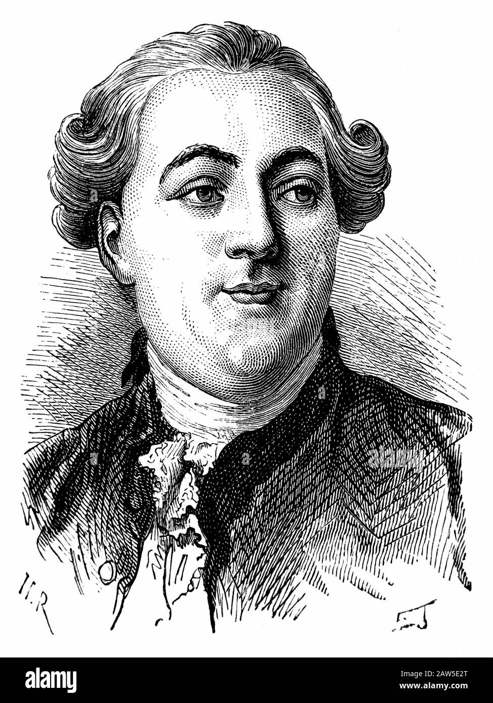 1780 ca, FRANCIA : IL politico francese JACQUES NECKER ( 1732 – 1804 ). È stato un banchiere svizzero che è diventato uno statista francese e ministro delle finanze per Lou Foto Stock