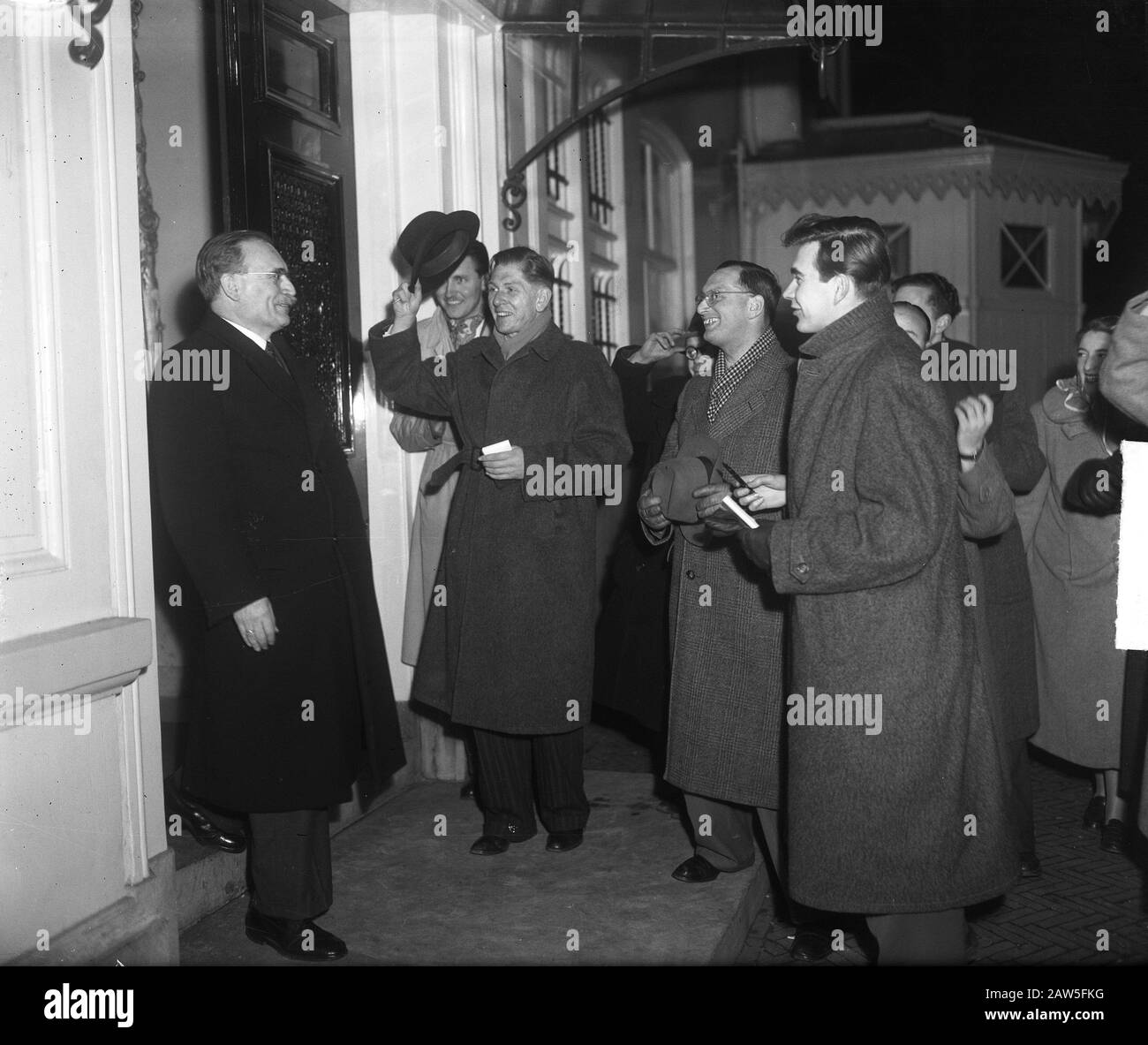 Ministro Drees Data: 2 Febbraio 1951 Foto Stock