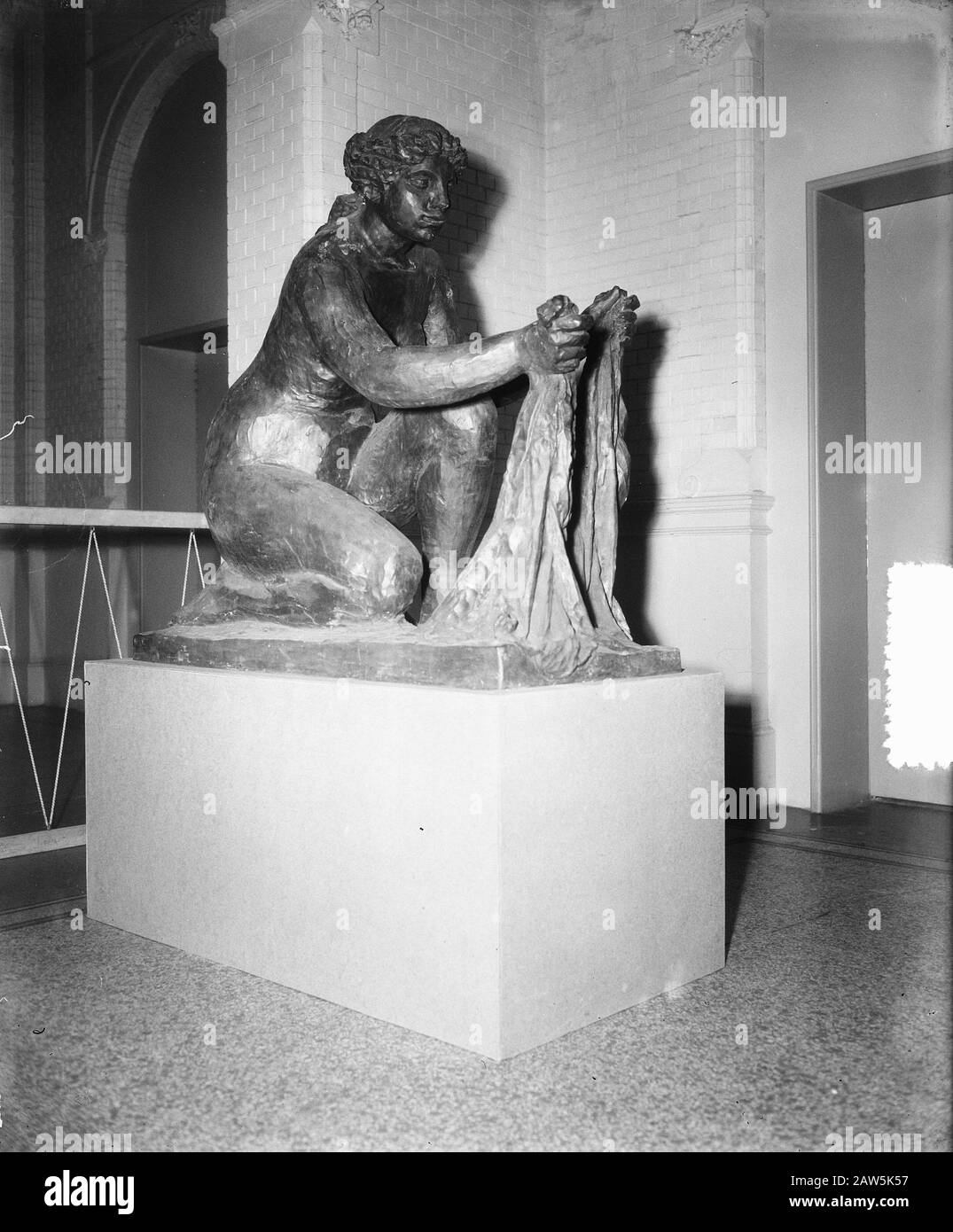 Nuovo Arrivo Museo Civico Della Laundress Ago. Renoir Data: 13 Aprile 1953 Parole Chiave: Musei Foto Stock