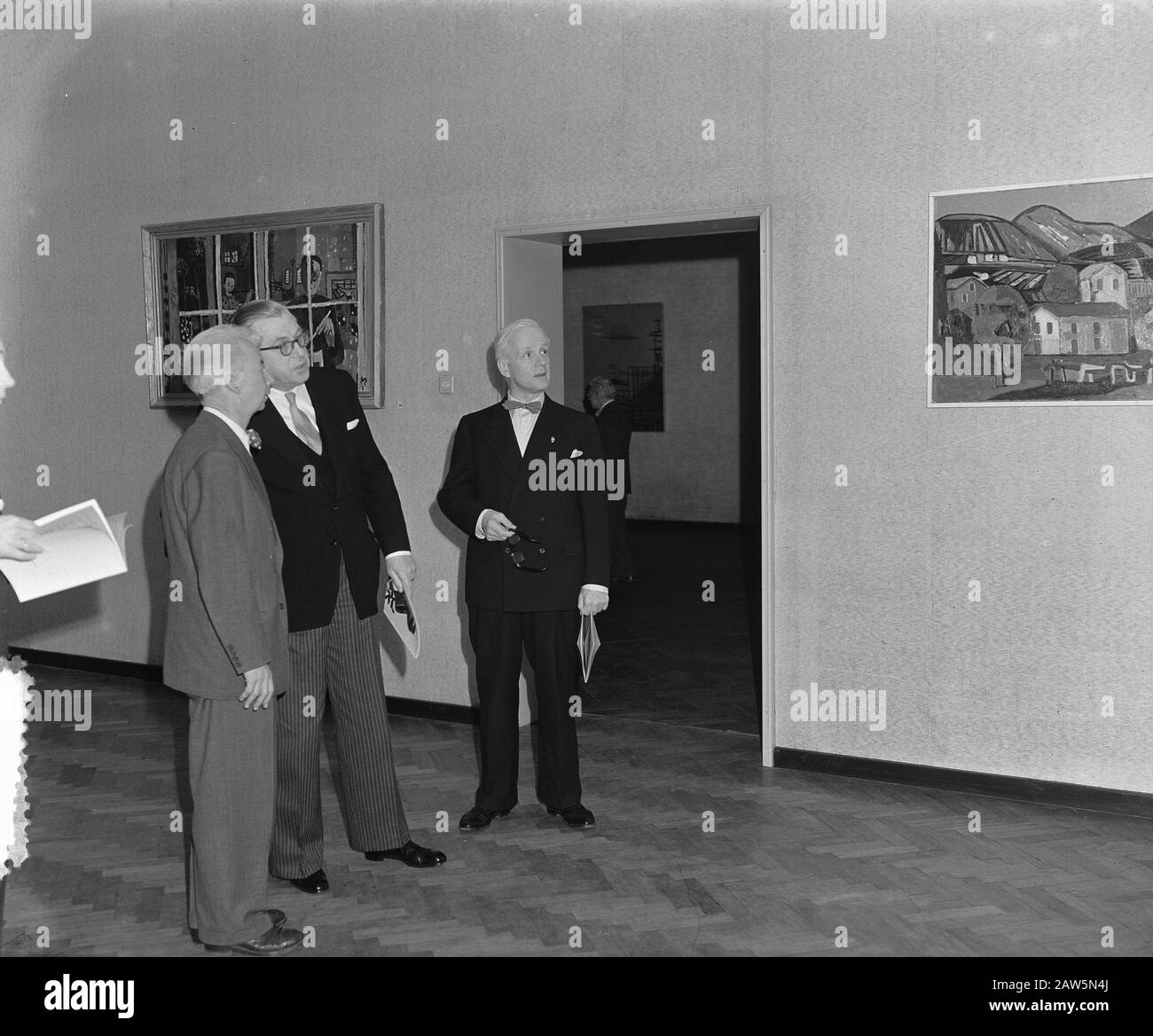 Inaugurazione Mostra Pittura Museo Stedelijk Data: 6 Marzo 1954 Parole Chiave: Musei, Aperture Foto Stock