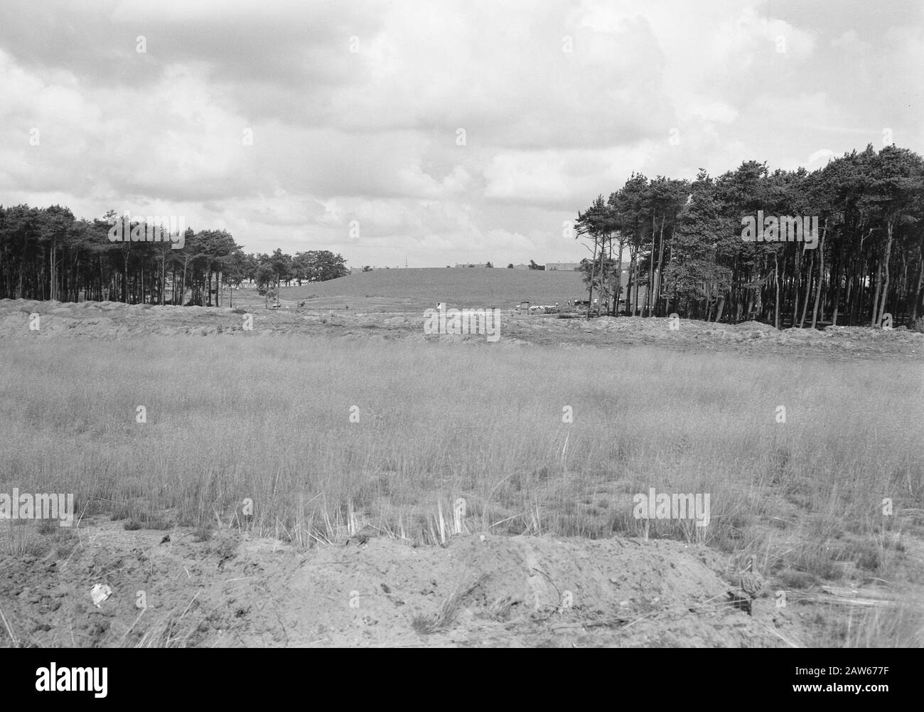 Aree ricreative, aeroporti, ecc, rilievo tumulo, il Goffert Data: Non Data: Undated luogo: Nijmegen Parole Chiave: Collina sopraelevata, aree ricreative, aeroporti ecc. Nome Individuale: De Goffert Foto Stock