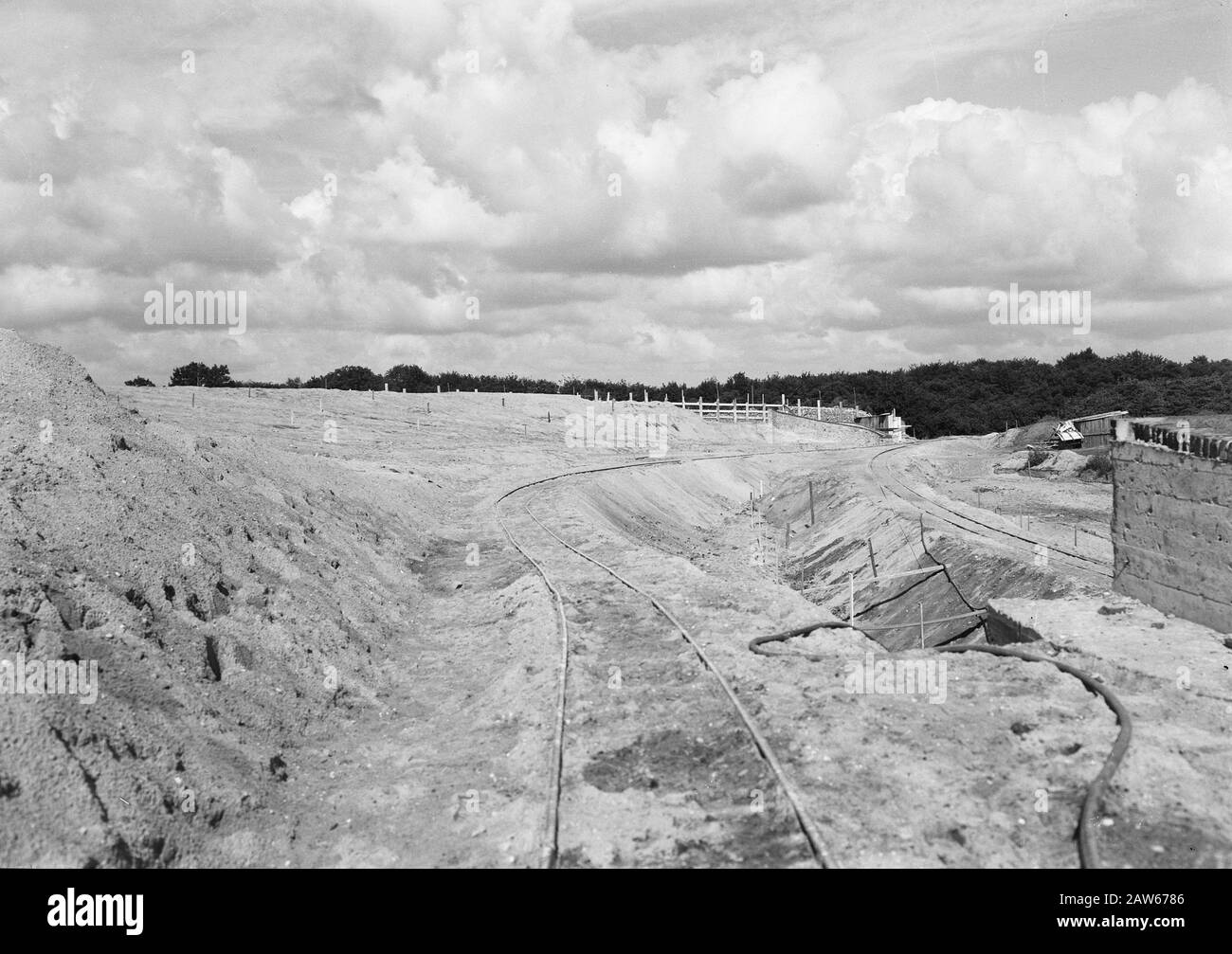 Aree ricreative, aeroporti, ecc., costruzione teatro all'aperto, il Goffert Data: Non data: Sede: Nijmegen Parole Chiave: Costruzione teatro estivo, aree ricreative, aeroporti ecc. Nome Individuale: De Goffert Foto Stock