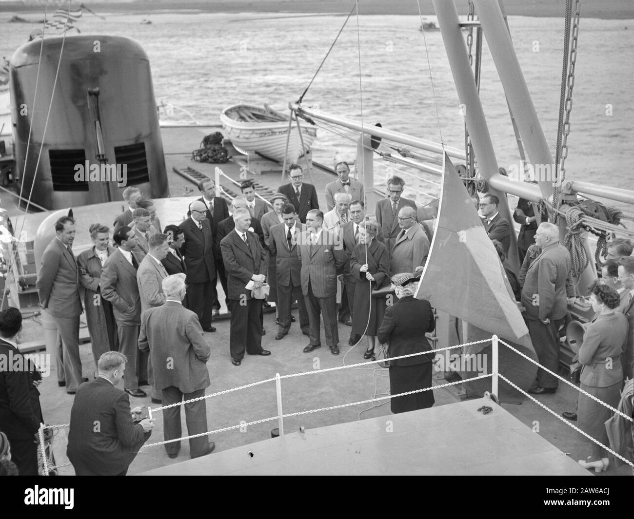 Missione Ir. Bur. Aquilone a Gebr. Data Di Fine Cantiere: 27 Luglio 1954 Parole Chiave: Assegnazioni Nome Persona: Ora Bur. Kite Institution Nome: Fratelli Yard Foto Stock