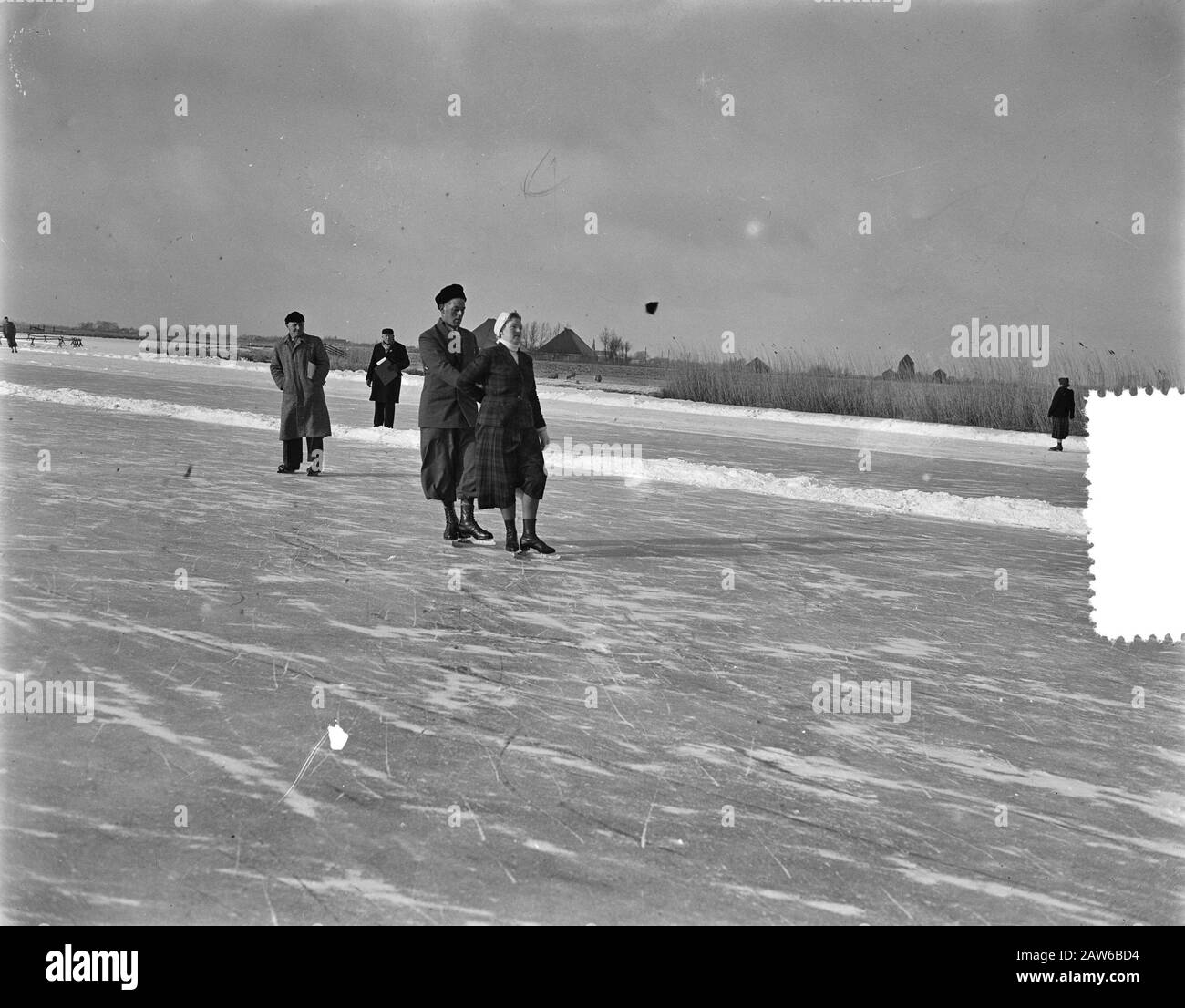Campionati nazionali Clean Driving Women New Niederorp Data: 10 febbraio 1956 Località: New Niederorp Parole Chiave: Campionati, GUIDA PULITA, donne Foto Stock