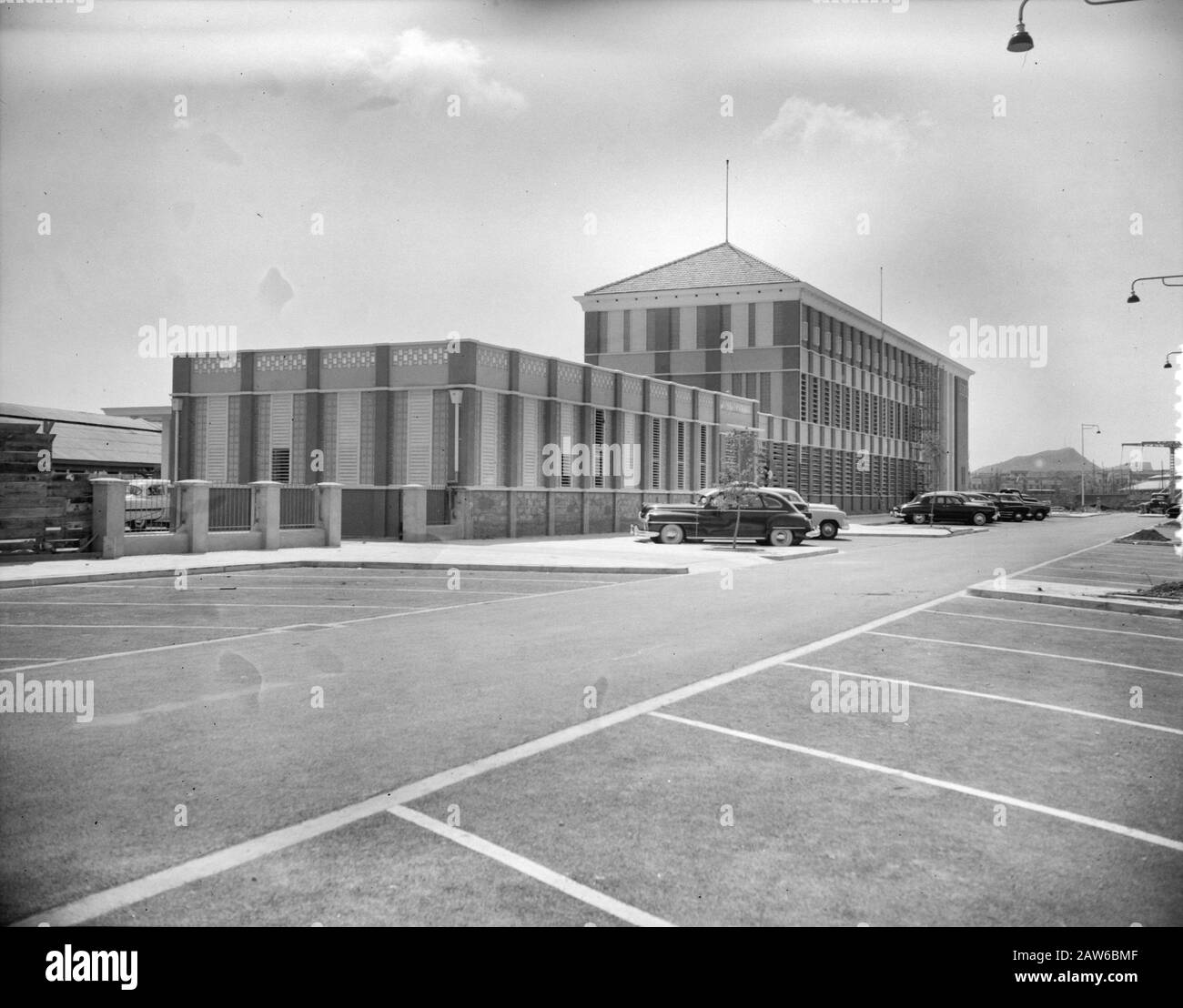 New Po Willemstad Curacao Data: 7 Maggio 1953 Località: Curacao, Antille Olandesi, Willemstad Foto Stock