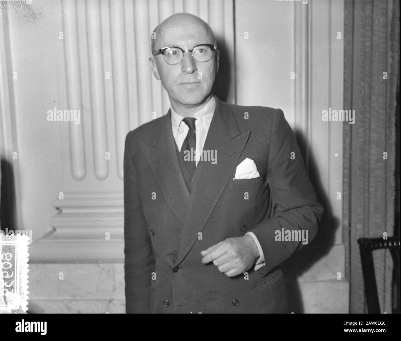 Polonia. Dichiarazione del governo in parlamento. Coppa Del Prof. Samkalden. Data: 23 Ottobre 1956 Luogo: Polonia Parole Chiave: Stato Dichiarazioni Nome Persona: Prof. Samkalden Istituto Nome: Lower House Foto Stock