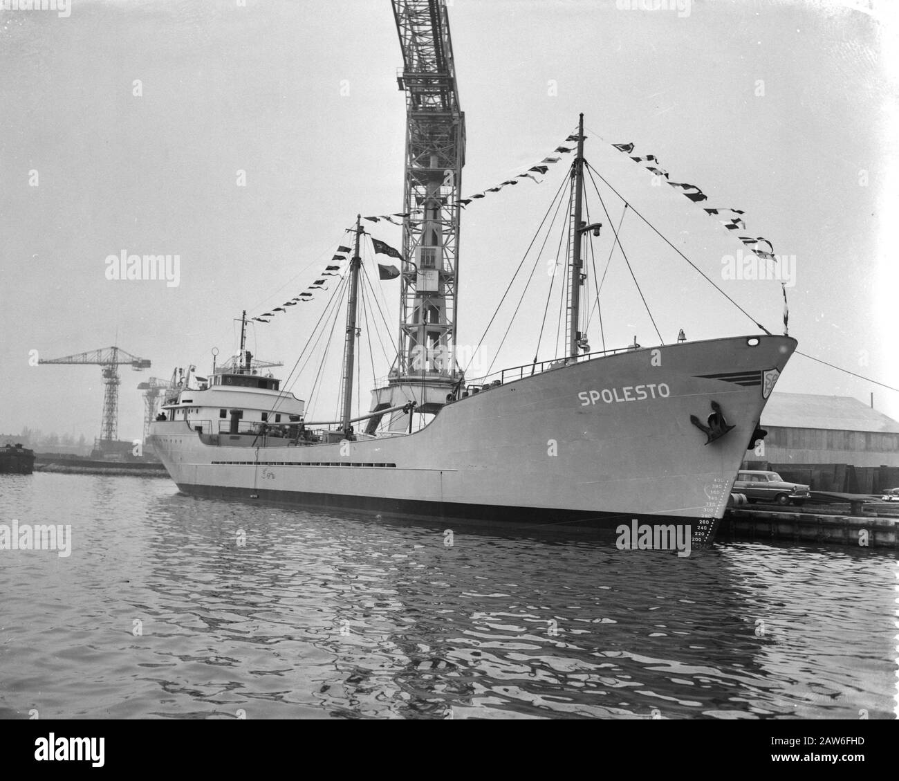 Trial and transfer Spolesto Data: 6 marzo 1958 Parole Chiave: Test di navigazione Foto Stock