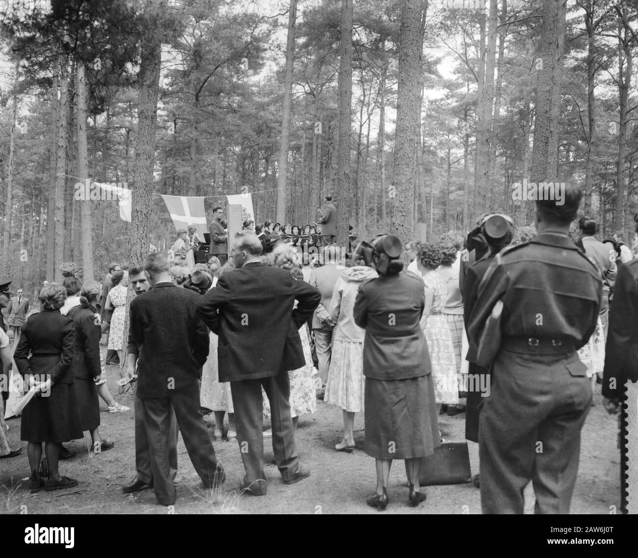 Festa nazionale Del Campo dell'esercito Di Salvezza nel dominio reale Soestdijk Baarn Data: 18 giugno 1959 Foto Stock