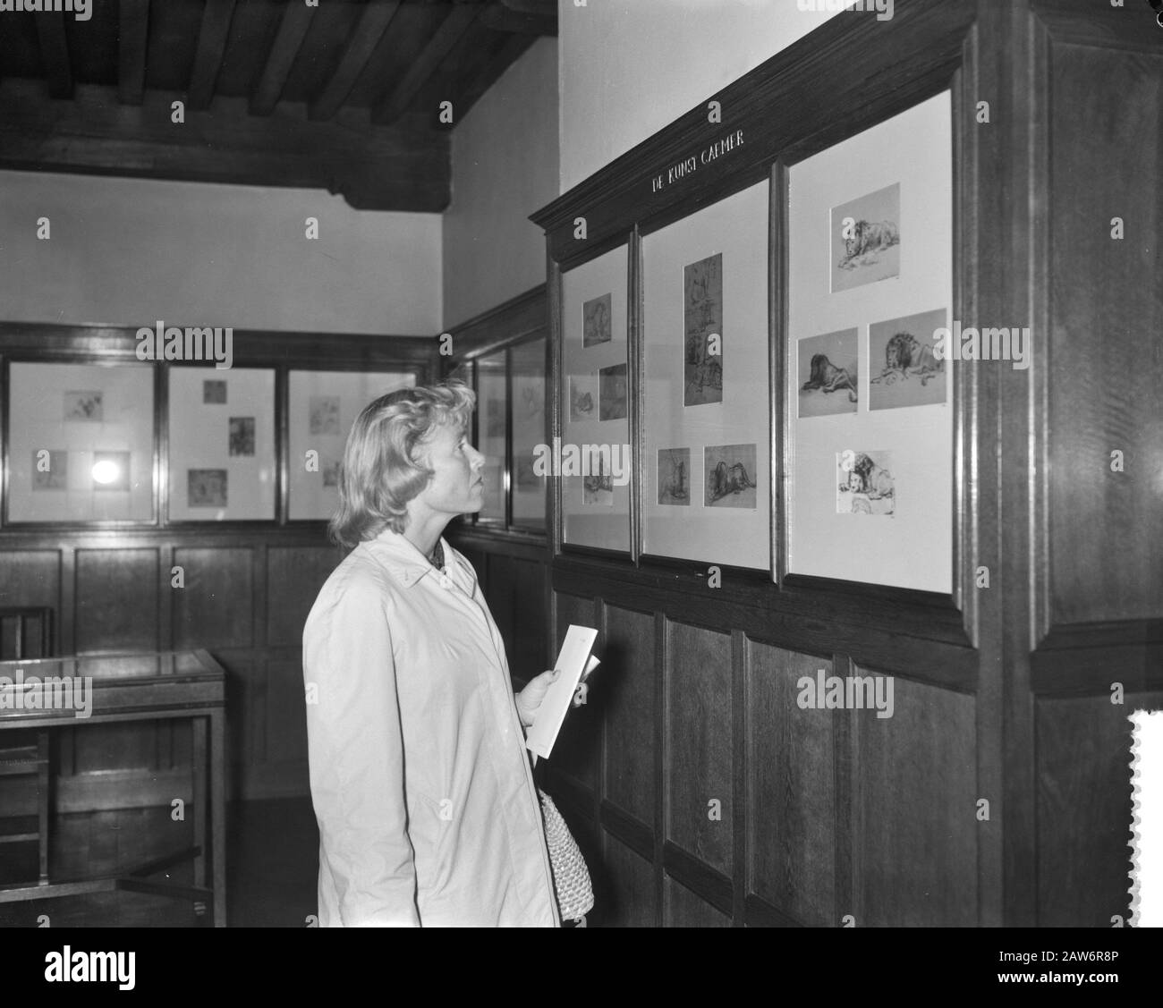 Casa Di Rembrandt Di Rembrandt Umana E Animale Data: 14 Luglio 1960 Parole Chiave: Mostre Nome Persona: Rijn, Rembrandt Van Institution Nome: Casa Di Rembrandt Foto Stock