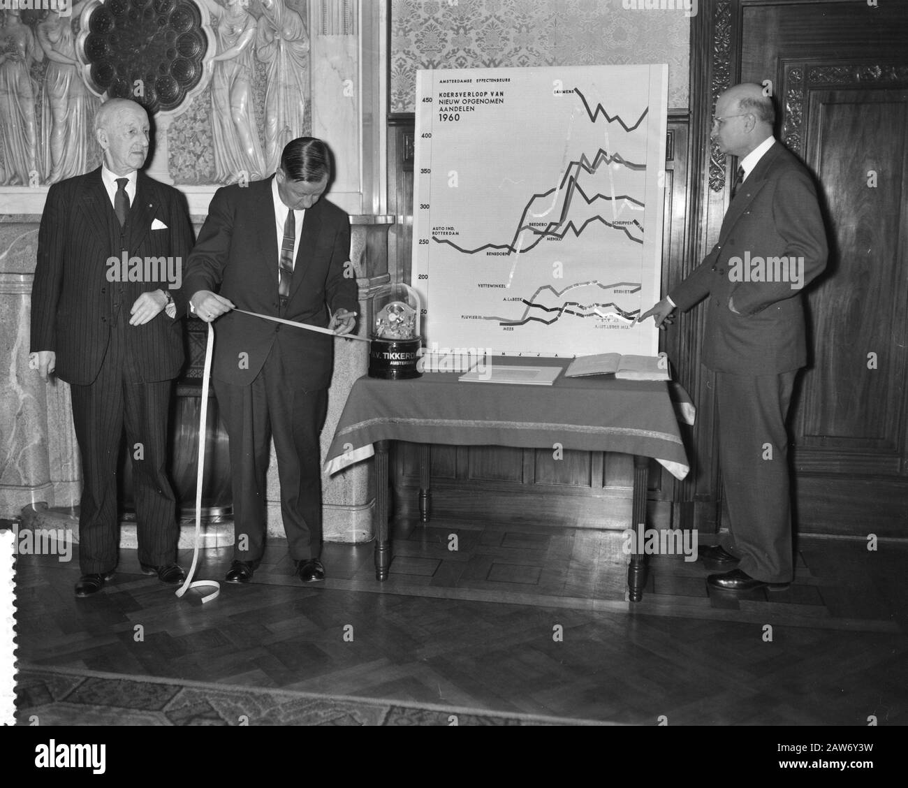 Mission Association Of Securities Data: 10 Gennaio 1961 Institution Name: Association Of Securities Foto Stock