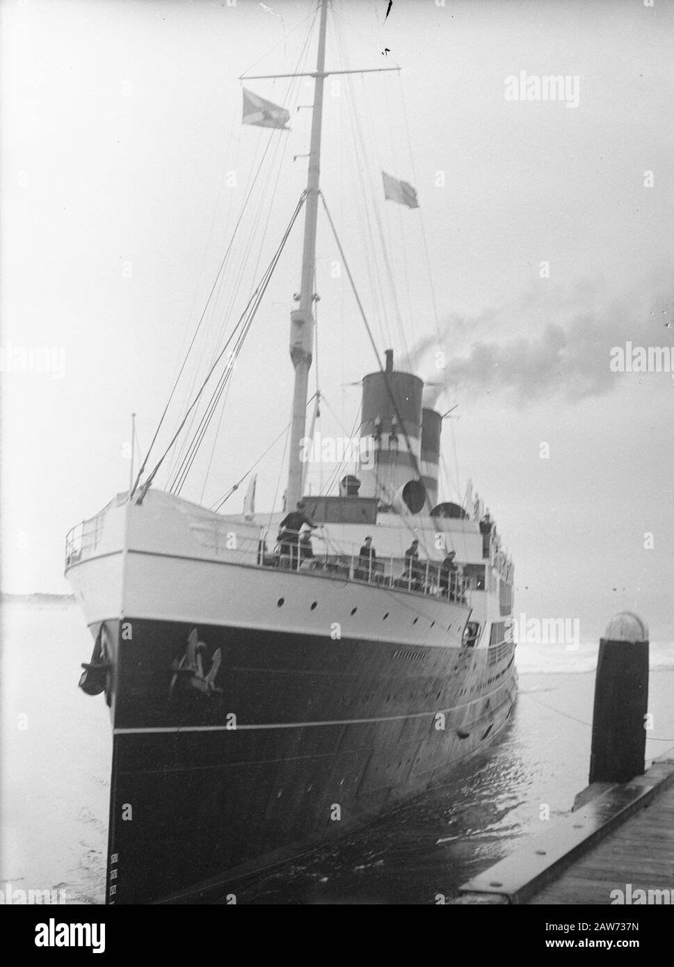 Giorno di apertura turno Hook of Holland a Harwich Data: 15 giugno 1947 Località: Harwich, Hook of Holland Parole Chiave: Aperture Foto Stock