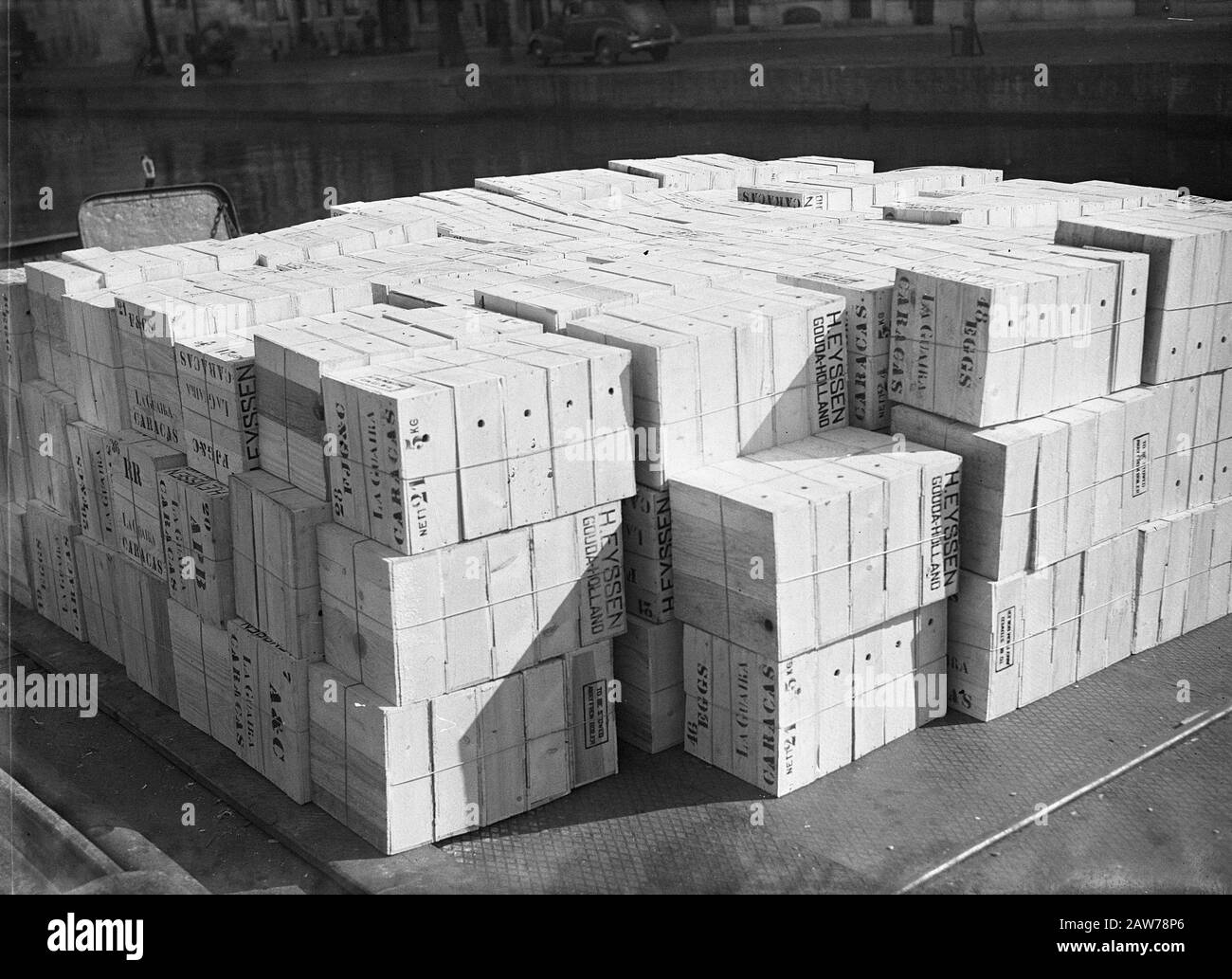 Box Annotation: Command Holdert Date: September 11, 1947 Keywords: Assignments Foto Stock