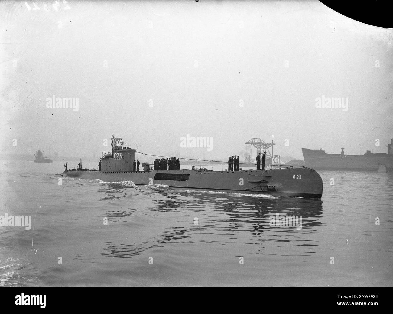 Submarine 023 Data: 31 Ottobre 1947 Parole Chiave: Submarine Foto Stock