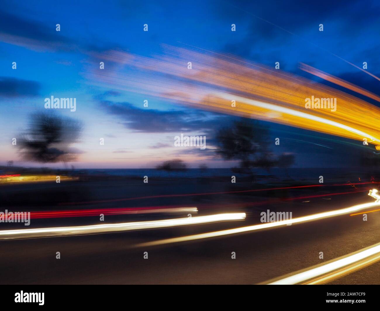 Luce di notte Foto Stock