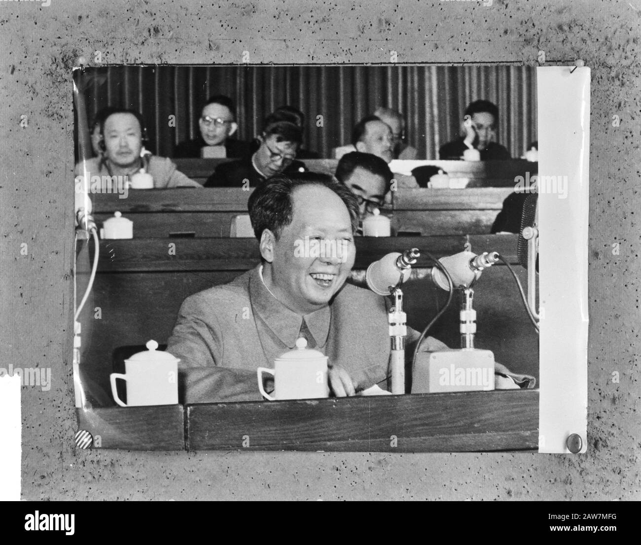 Mao Tse Tung (Cina) Annotazione: Repro Negative Data: 25 Ottobre 1963 Località: Cina Foto Stock