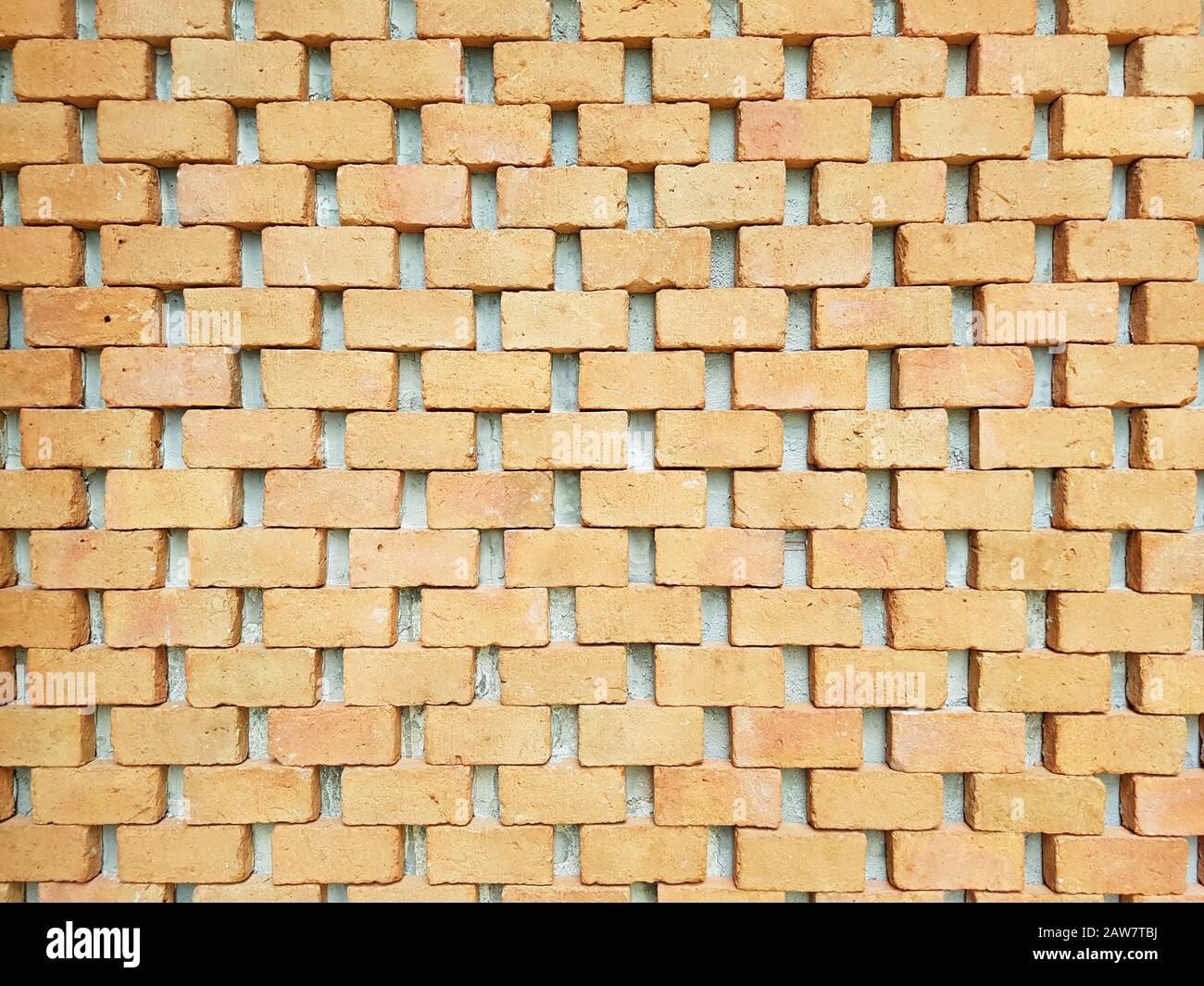 mattone blocco muro trama modello con spazio, mattone sfondo Foto Stock