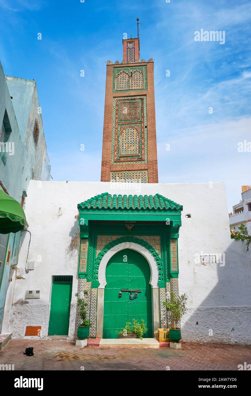 Vie Arabe, Vecchio Medina Di Tangeri, Marocco Fotografia Stock