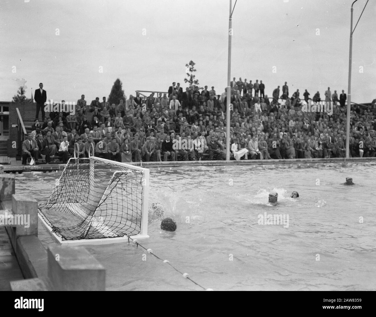Paese Nuoto Meet Netherlands Yugoslavia Nijmegen Data: 30 Luglio 1955 Ubicazione: Nijmegen Foto Stock