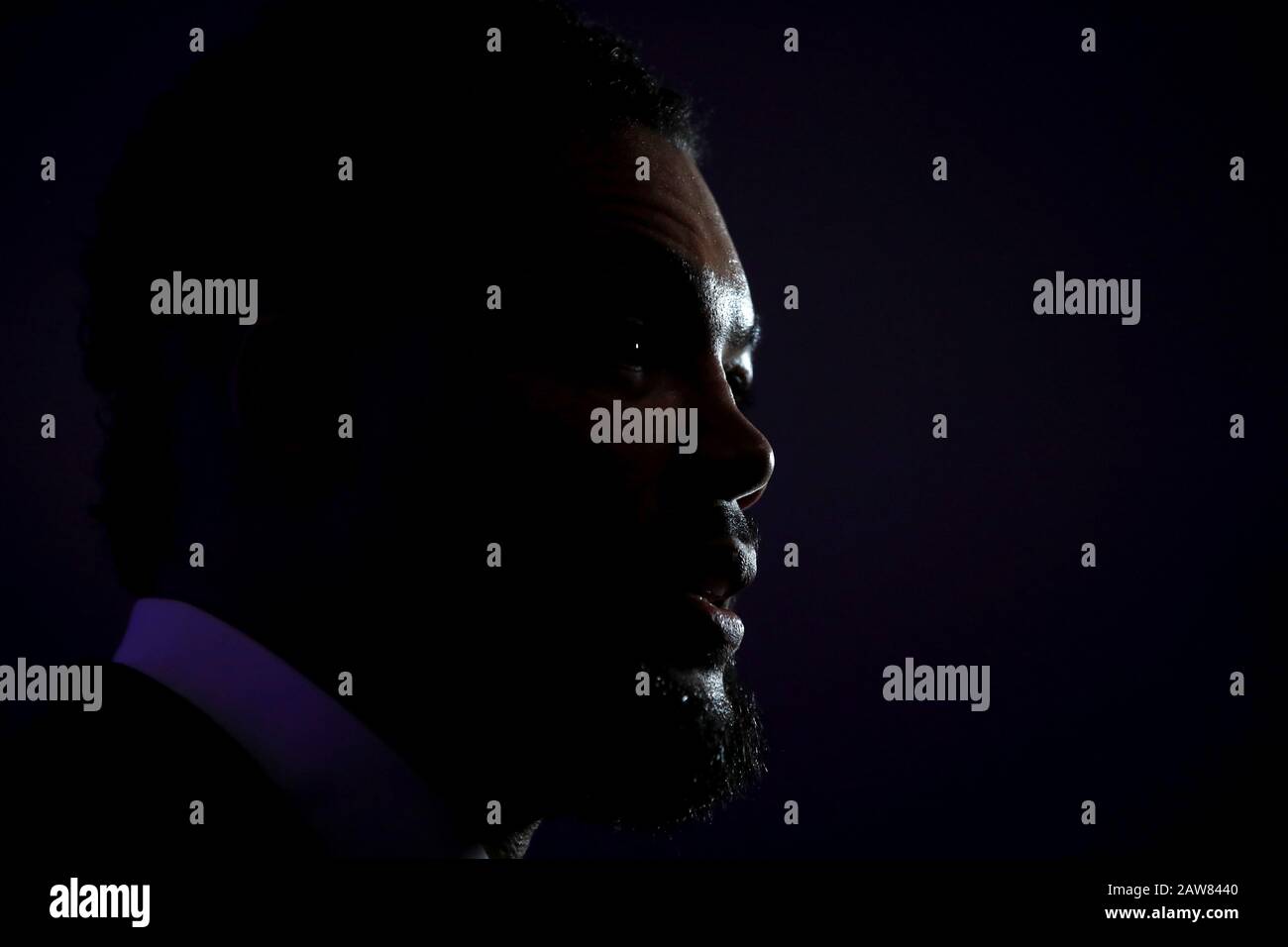 Joe Joyce durante la conferenza stampa alla BT Tower di Londra. Foto Stock