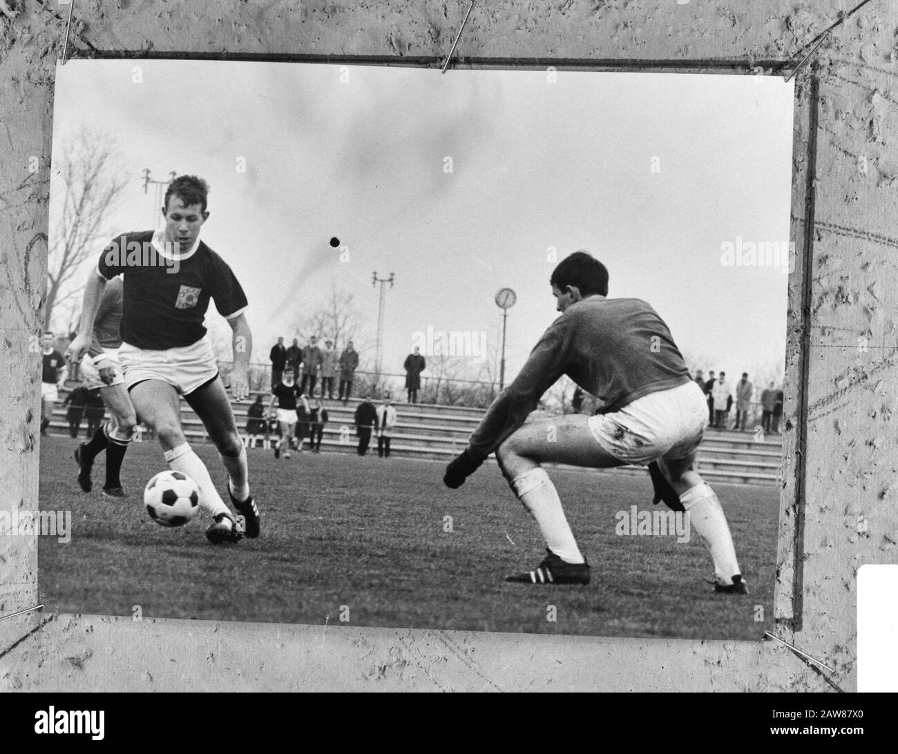 Phalplatz (sinistra) calciatore Data: 12 maggio 1966 Parole Chiave: Sport, calcio Foto Stock