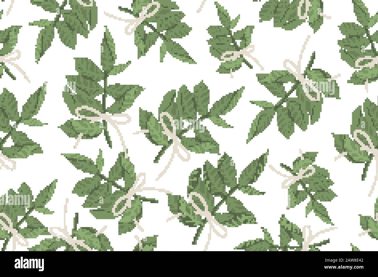 Vettore fresco bellezza rustico eco friendly sfondo bianco Illustrazione Vettoriale