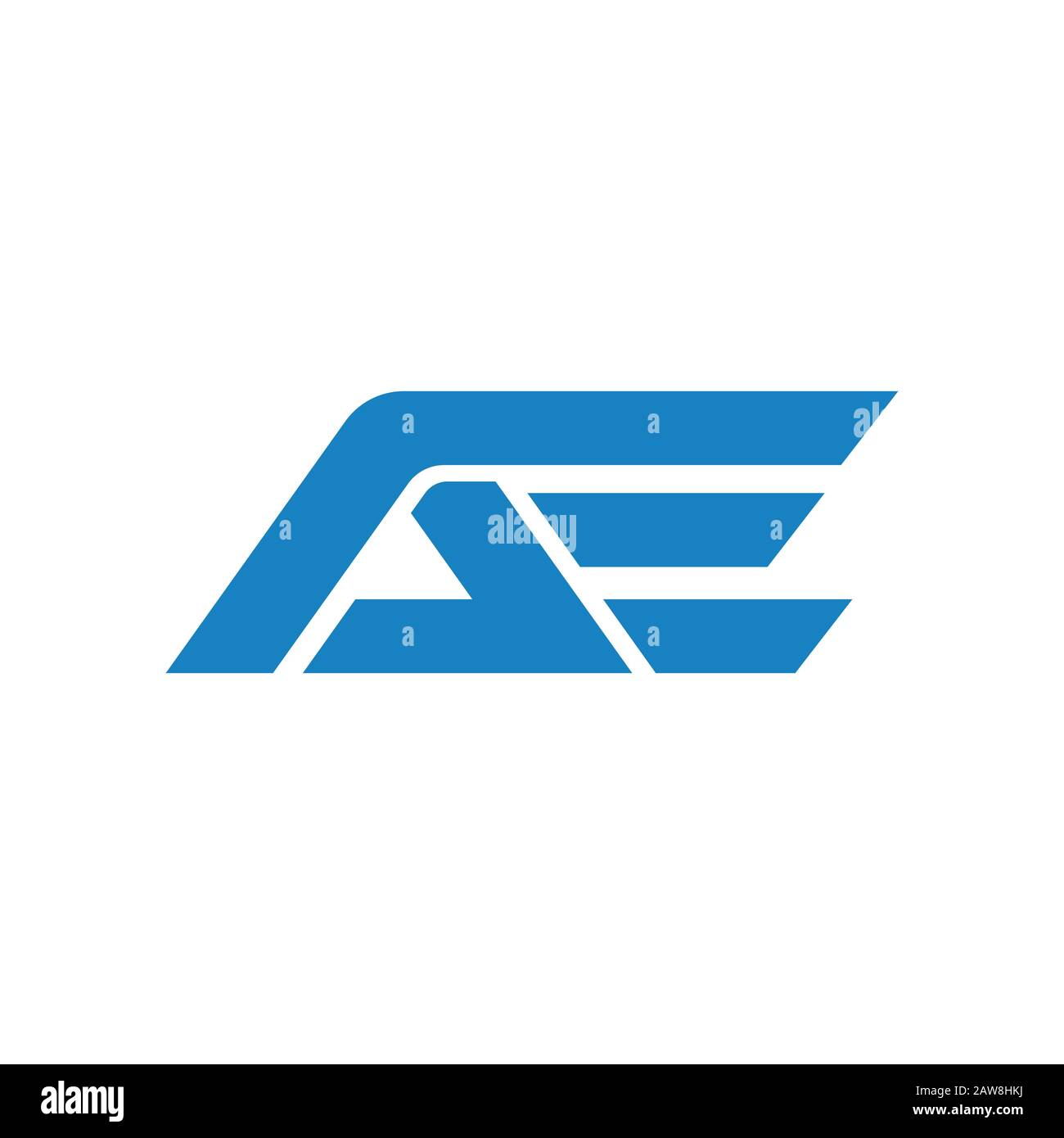 disegno vettoriale lettera iniziale ae o logo ea Illustrazione Vettoriale