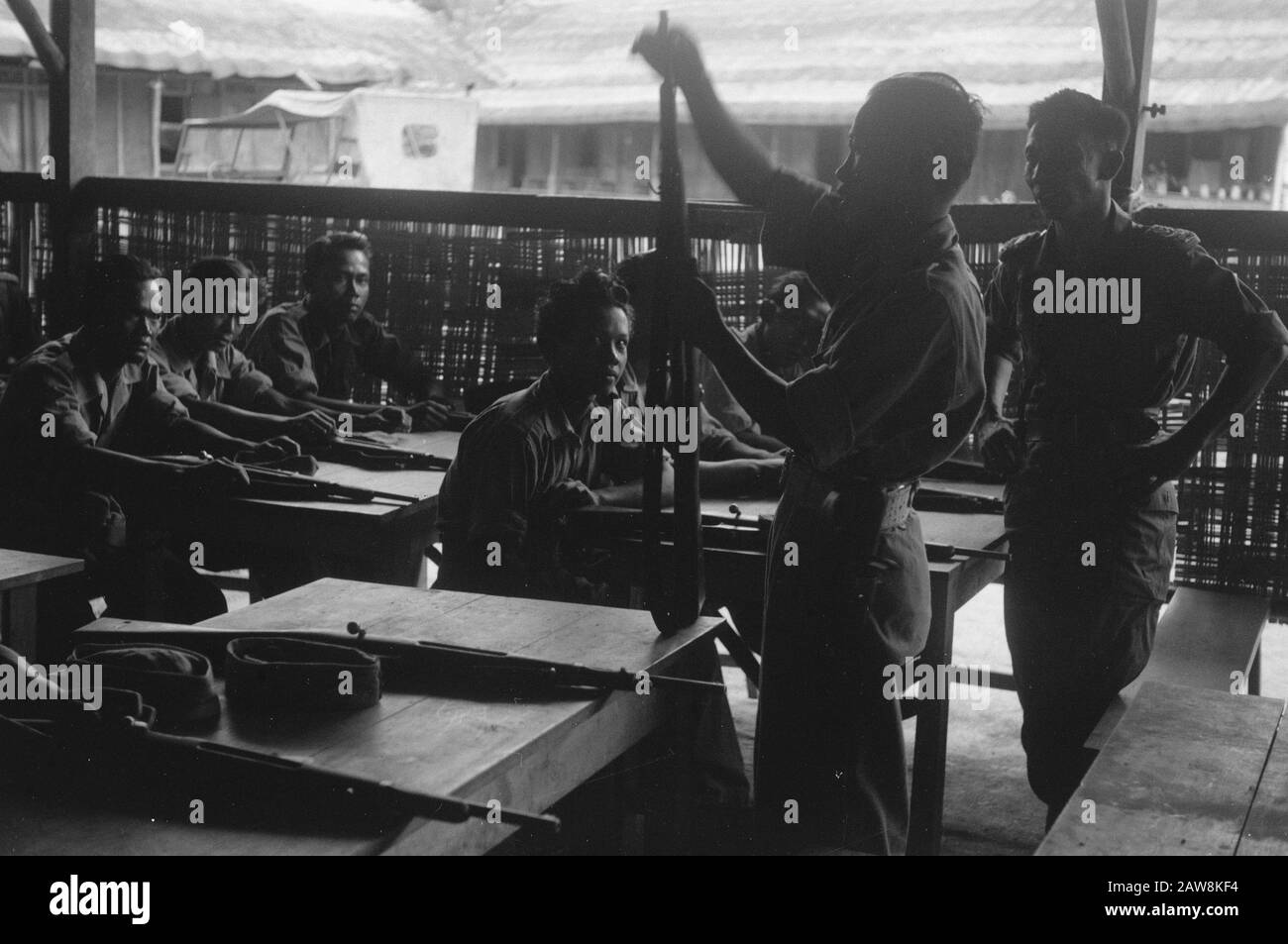Quando Repubblican State Police Corps Negara Soematera Timur Data: 9 Novembre 1948 Luogo: Indonesia Indie Orientali Olandesi Foto Stock