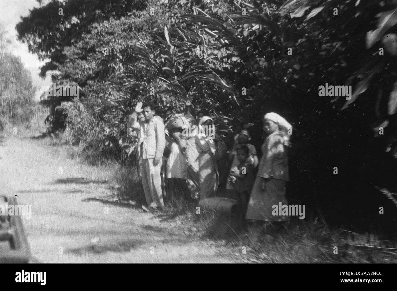 Advance By Tapanoeli, Taroetoeng, Sibolga, Padang, Sidempoean Data: Gennaio 1949 Luogo: Indonesia Indie Orientali Olandesi Foto Stock