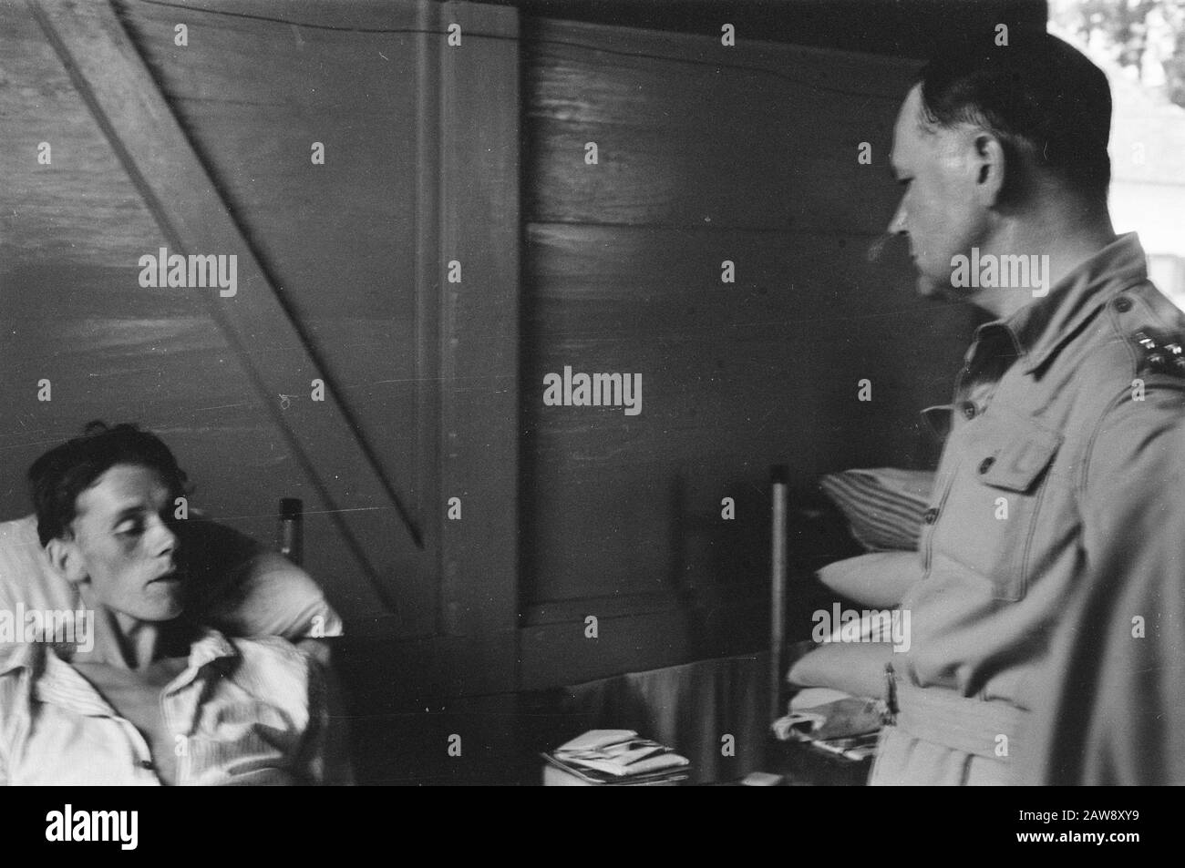 Visita Generale Kruls A Medan Data: Maggio 1947 Località: Indonesia Indie Orientali Olandesi Foto Stock