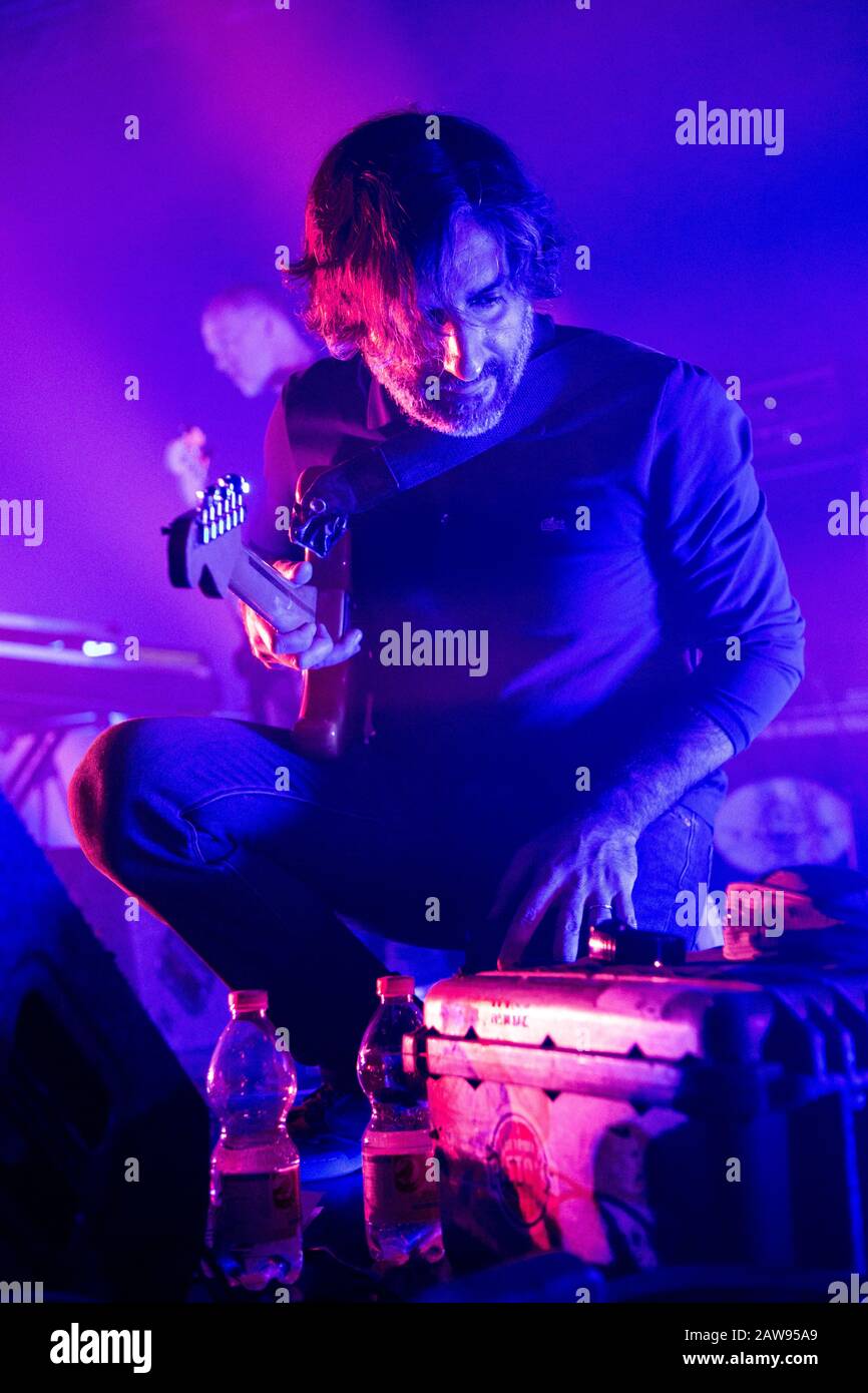 Milano Italia. 06 Febbraio 2020. Le ESPLOSIONI della band post-rock americana NEL CIELO si esibisce dal vivo sul palco a Fabrique durante il "20th Anniversary Tour". Foto Stock