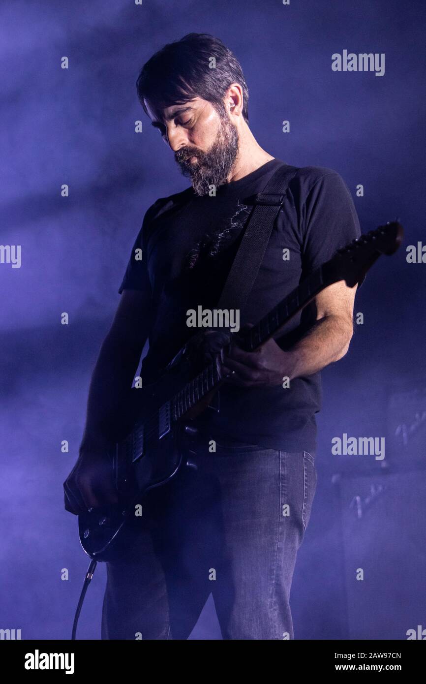 Milano Italia. 06 Febbraio 2020. Le ESPLOSIONI della band post-rock americana NEL CIELO si esibisce dal vivo sul palco a Fabrique durante il "20th Anniversary Tour". Foto Stock