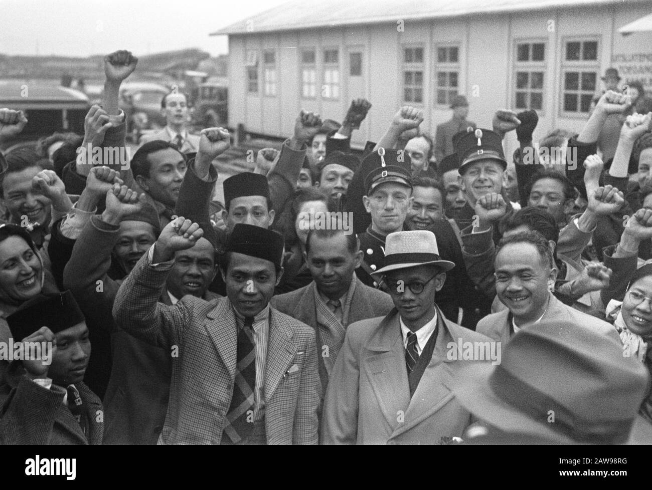 Manifestazione Merdekah Data: 20 Aprile 1946 Parole Chiave: Dimostrazione Foto Stock
