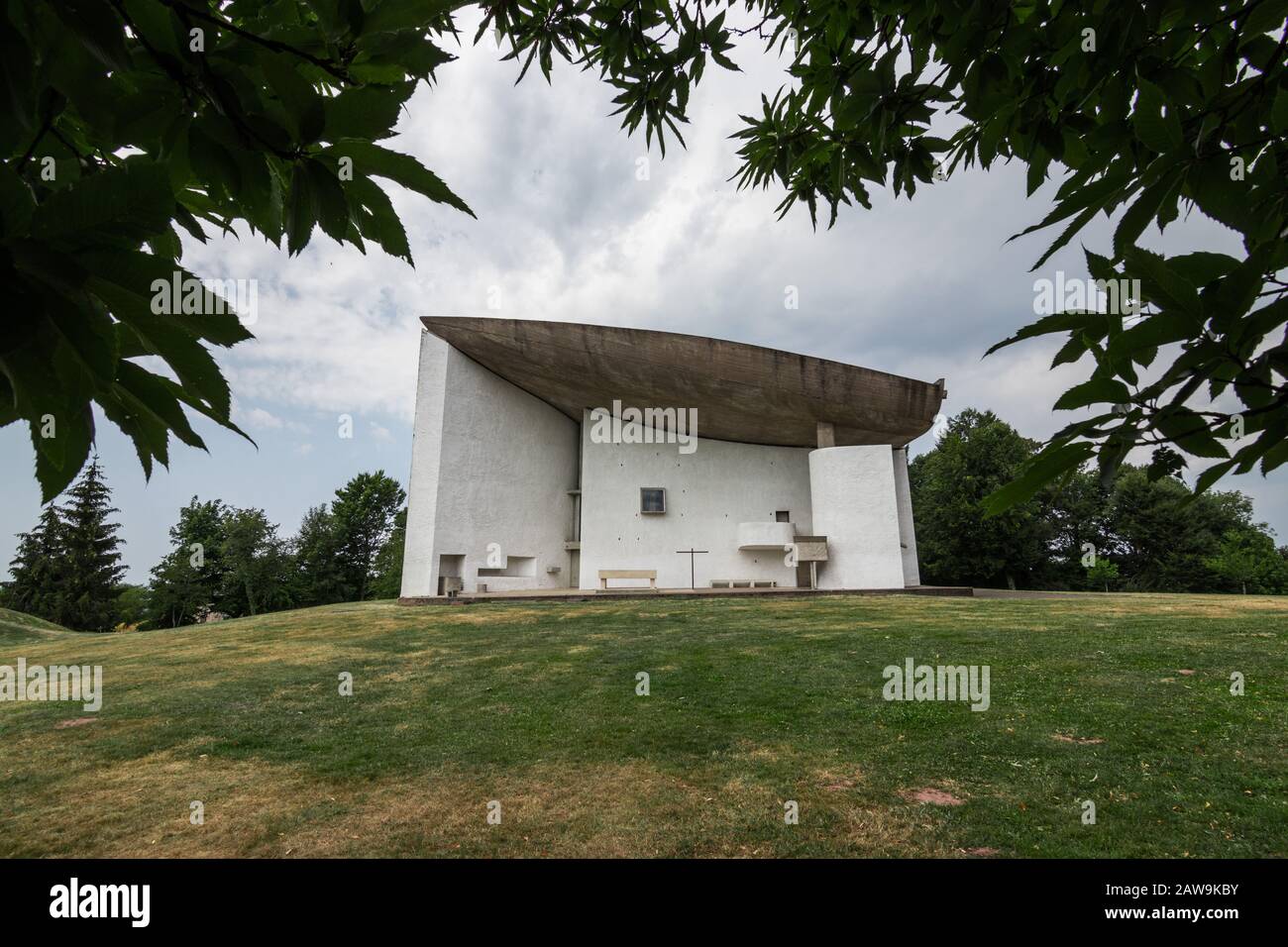 Notre-Dame-du-Haut de Ronchamp Foto Stock