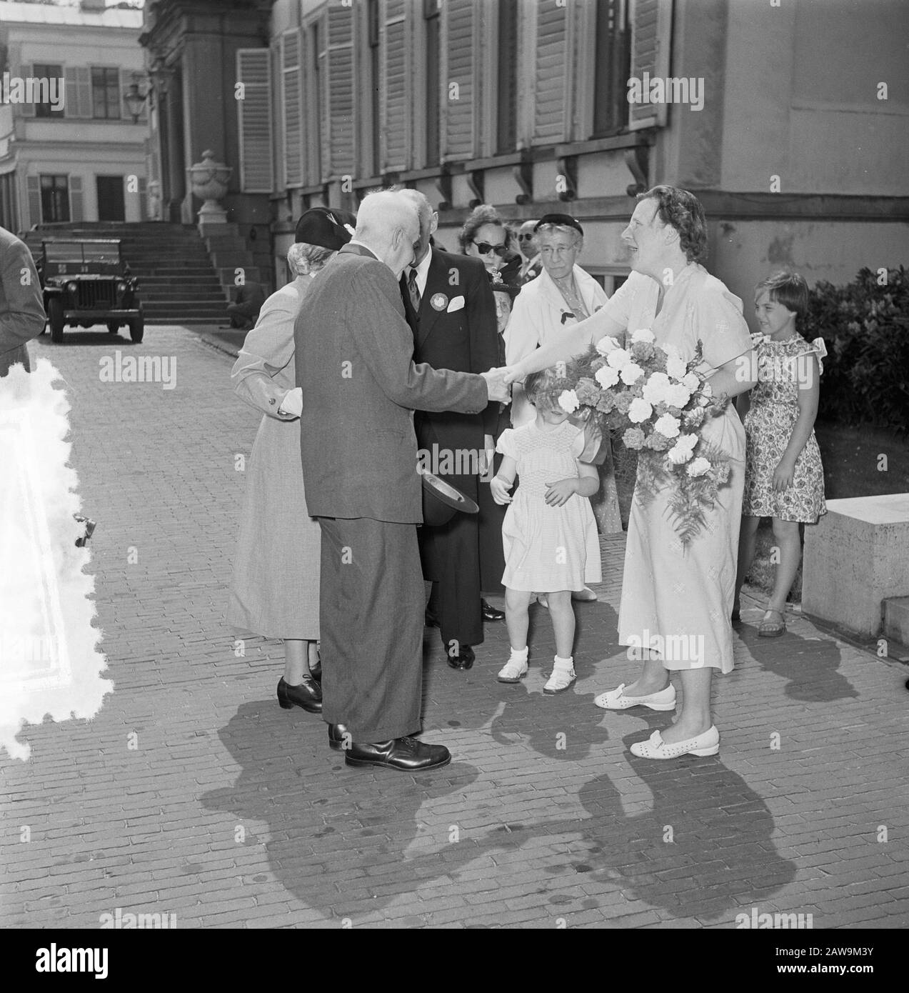 Reception Ancients Of Days A Soestdijk Palace Data: 9 Giugno 1953 Parole Chiave: Entrate Istituto Nome: Palace Soestdijk Foto Stock