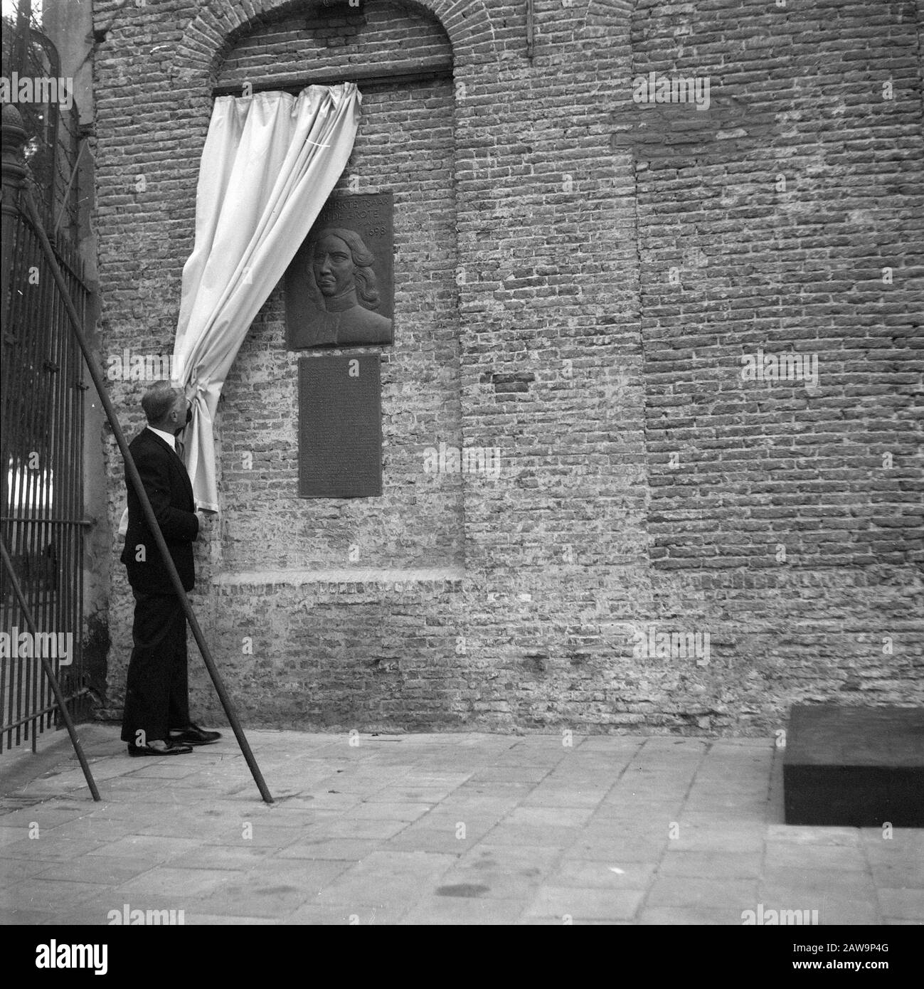 Inaugurazione Memoriale A Pietro Il Grande Data: 25 Settembre 1947 Parole Chiave: Memoriali, Rivelazioni Nome Persona: Pietro Il Grande Foto Stock