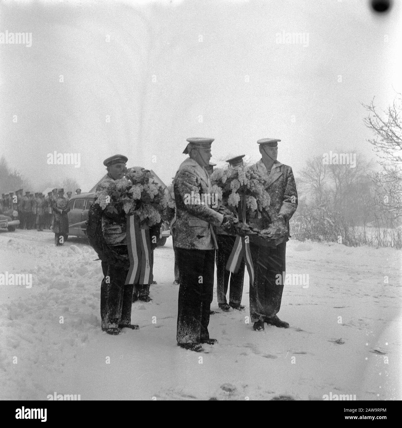 Marvo Burial Sailor 1 Aap Brangert A Ughelen Apeldoorn Data: 24 Gennaio 1958 Luogo: Apeldoorn, Gelderland, Ugchelen Nome Persona: Aap Brangert Nome Istituzione: Marva Foto Stock