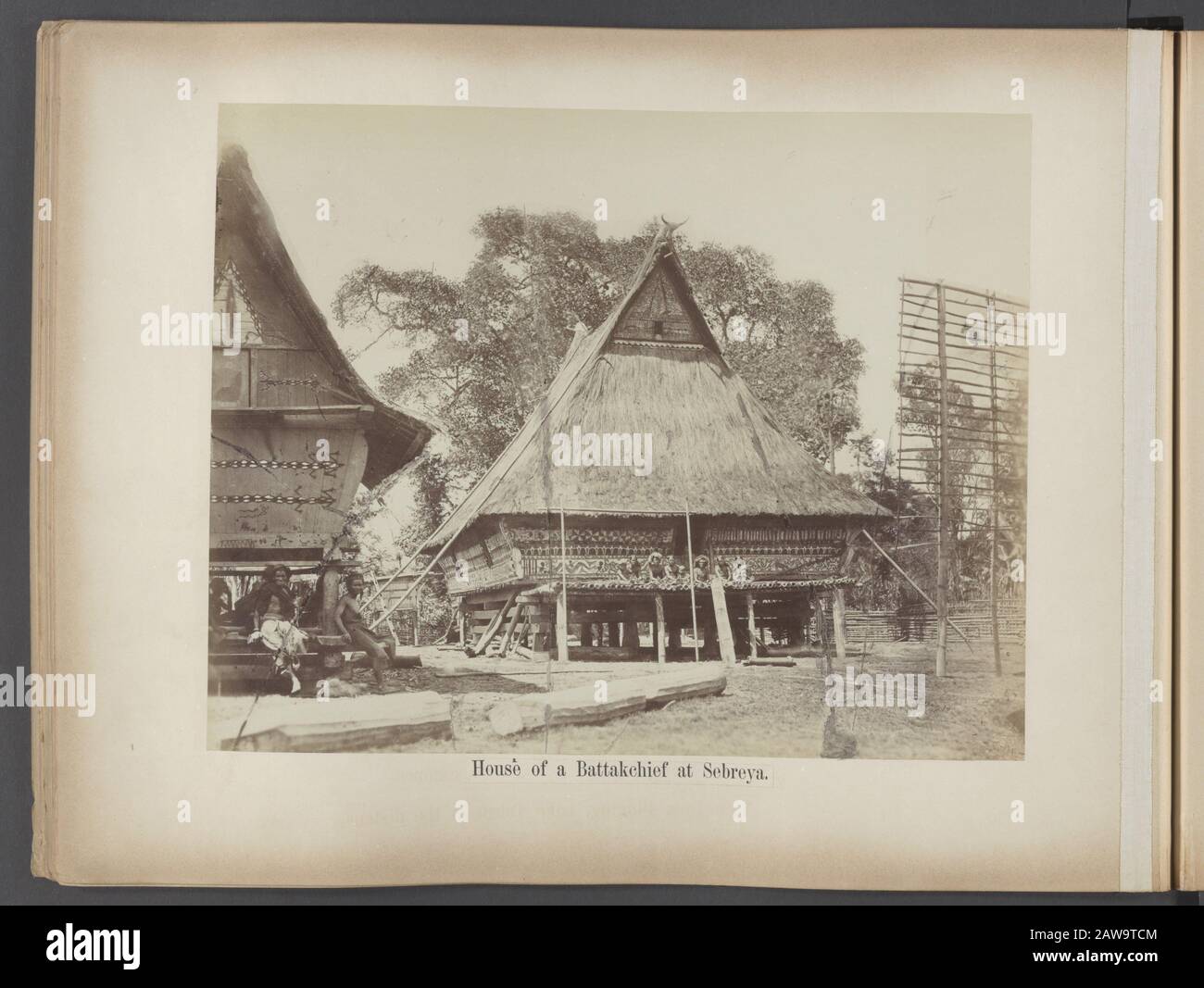 Album fotografico Deli Maatschappij: Scarico e stoccaggio del tabacco ad Amsterdam magazzino e ufficio Indie Inspection N.H.M. Location: Italy Foto Stock