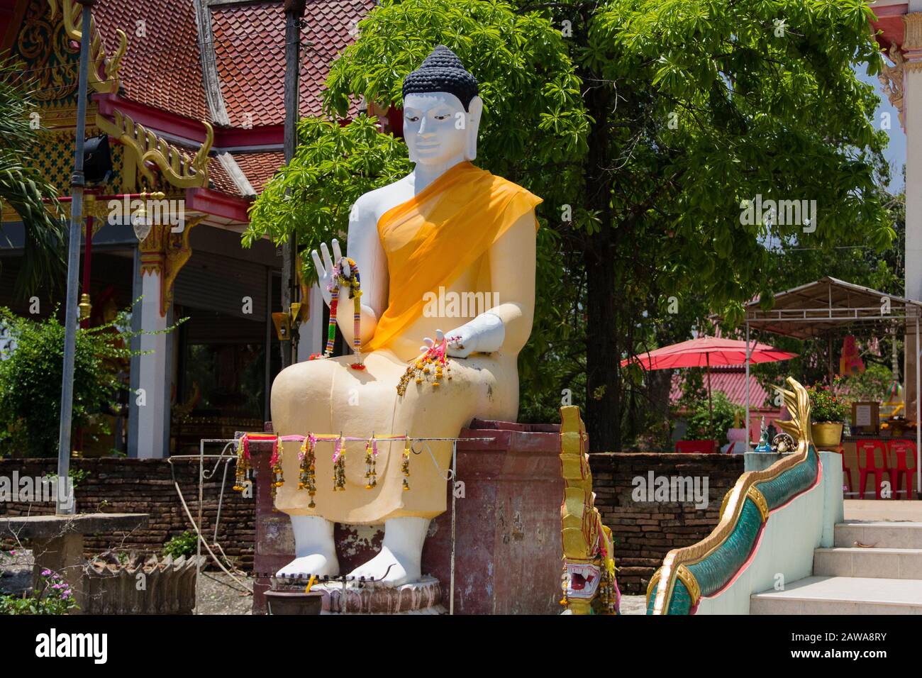 Tempio Buddista, Ayutthaya, Thailandia. Foto Stock