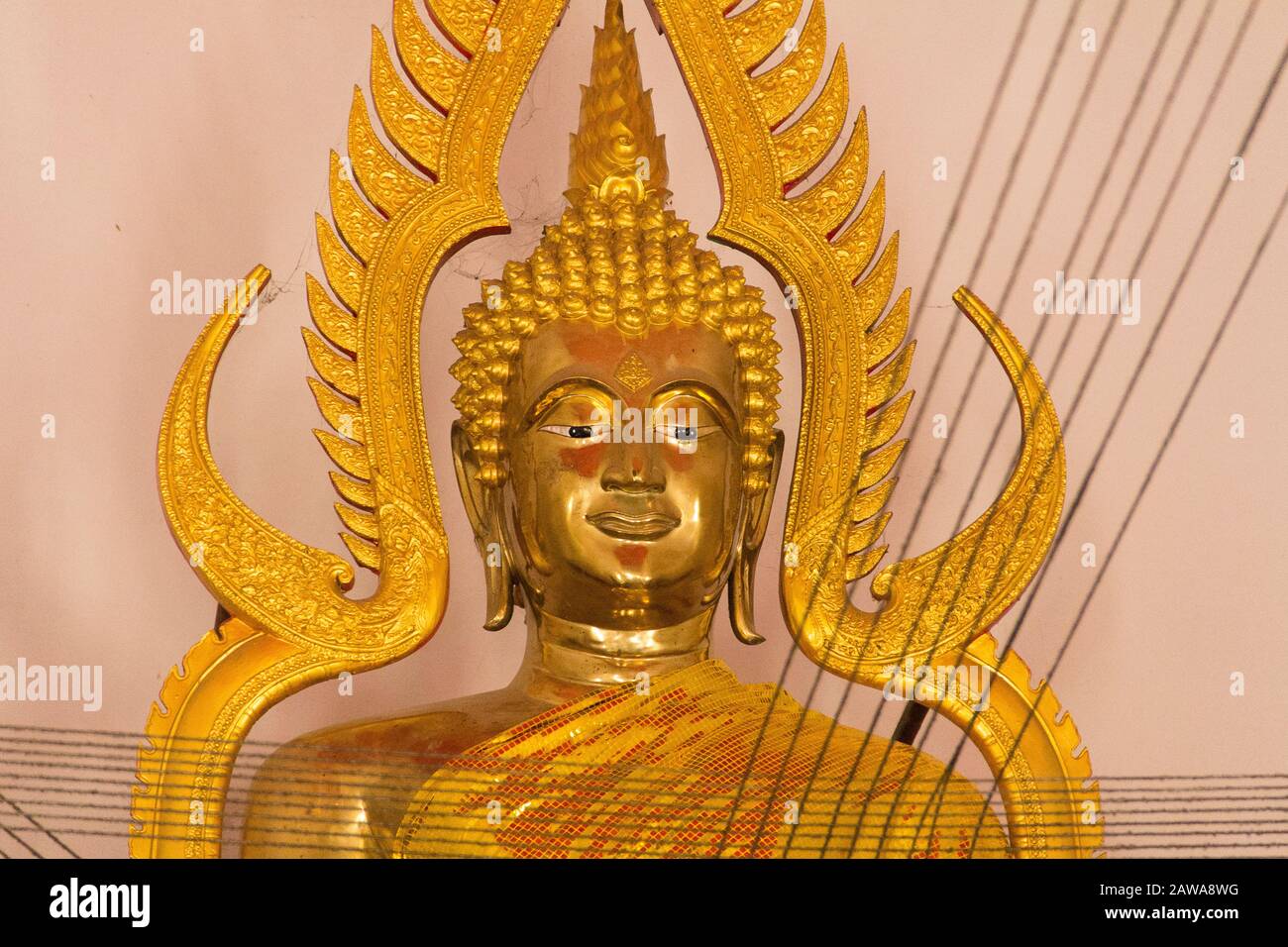 Tempio Buddista, Ayutthaya, Thailandia. Foto Stock