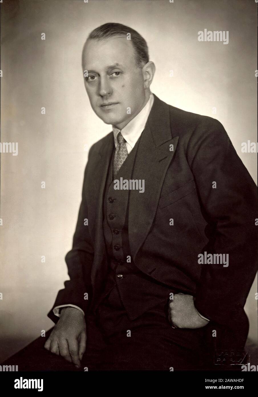1930 ca , PARIGI , FRANCIA : IL ROLF DE Maré svedese ( 1888 - 1964 ), collezionista d'arte, dal 1920 proprietario e impresario DI BALLETTI SUEDOIS a Théâtre des Foto Stock