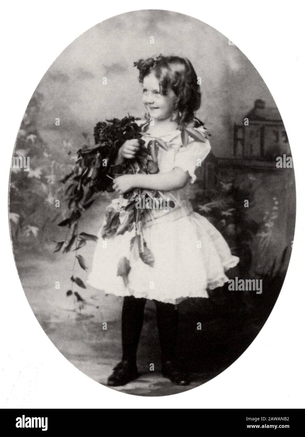 1900 ca , Kentucky , USA : La ricca erede MONA HARRISON WILLIAMS ( 1897 - 1983 ) quando era un piccolo bambino . Nato Mona Travis Strader a Louisville, K. Foto Stock