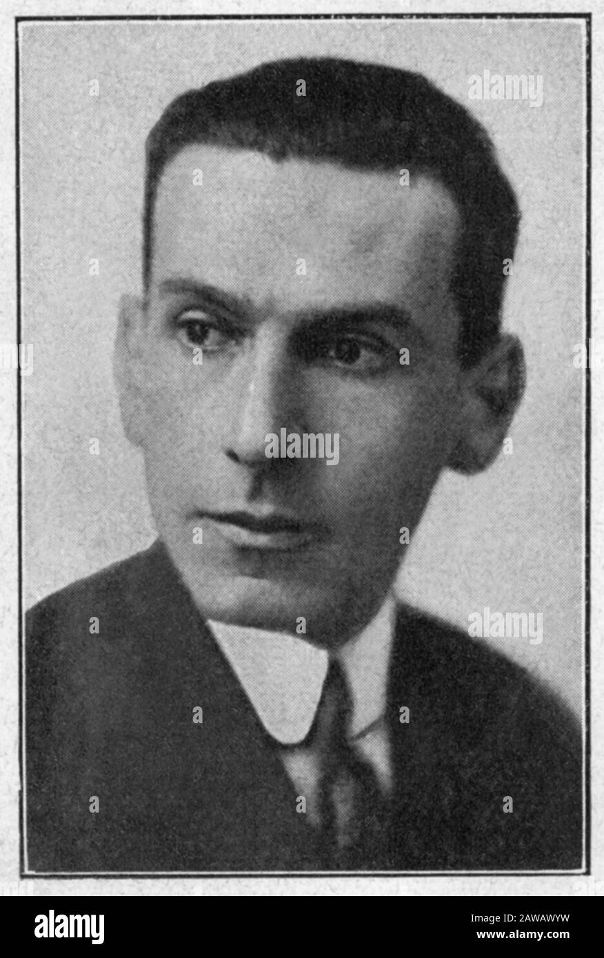 1928 ca , ITALIA : lo scrittore e critico letterario italiano, storico della letteratura italiana PIERO NARDI ( 1891 - 1974 ). Revisore DI SCAPIGLIATURA MILA Foto Stock