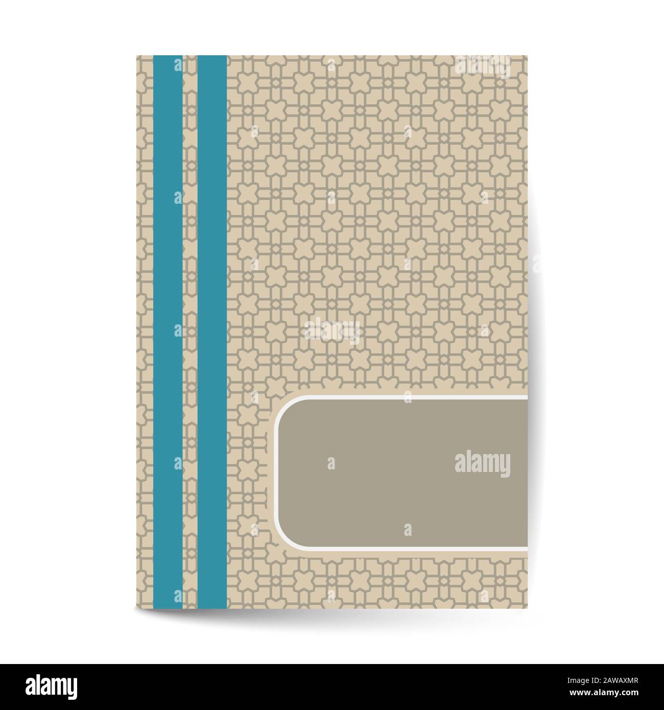 Il minimo di lusso design del coperchio con elemento di modello per il menu scheda di invito, banner prenota vettore di design Illustrazione Vettoriale