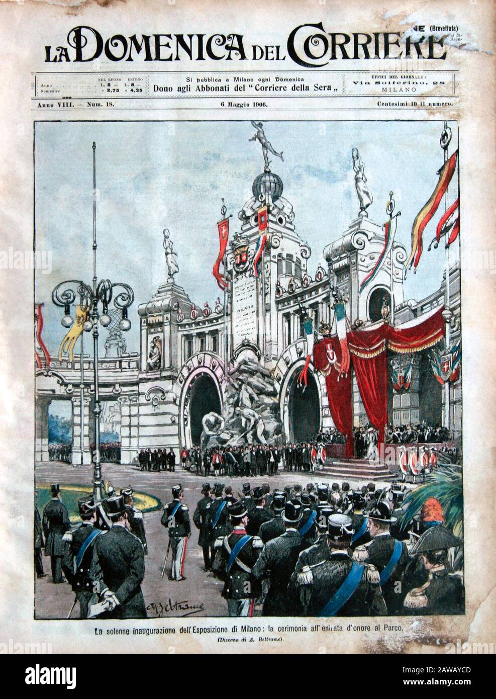 Médaille Exposition Internationale Milan 1906 - Inauguration Du Simplon - Italie