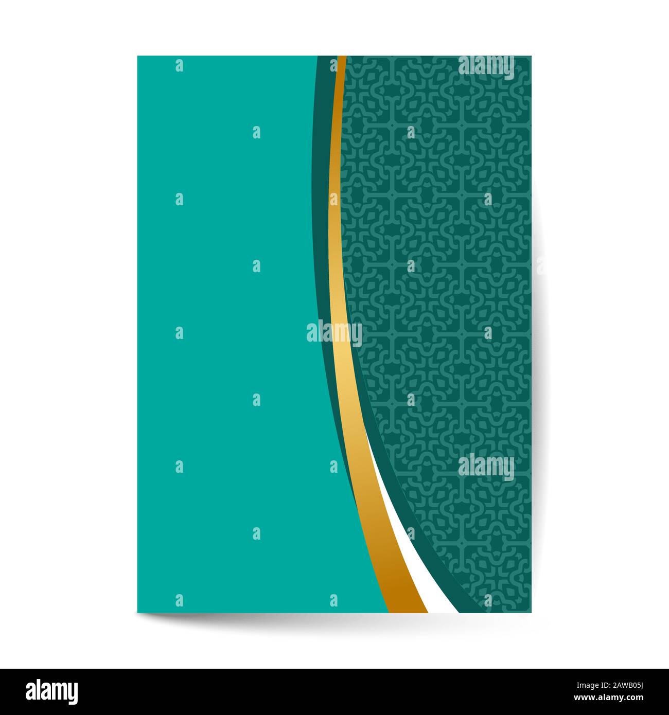 Luxury design Premium pagina di copertina ,finanziario Relazione annuale per brochure aziendale layout Design modello. Illustrazione Vettoriale