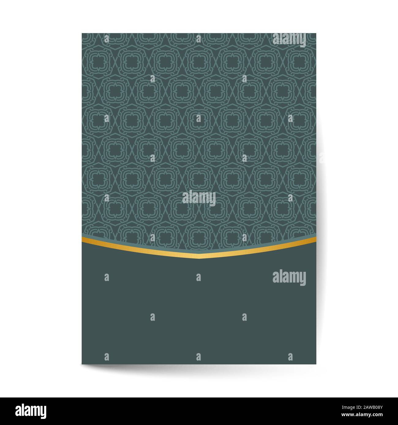 Il minimo di lusso design del coperchio con elemento di modello per il menu scheda di invito, banner prenota vettore di design Illustrazione Vettoriale