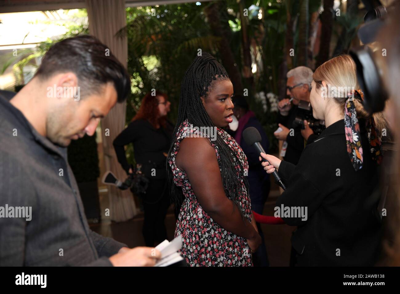 L'attore Uzo Aduba partecipa alla discussione del panel DI EMILY's List Pre-Oscars intitolata "Definizione delle donne" il 4th febbraio 2020 a Los Angeles, California. Foto Stock